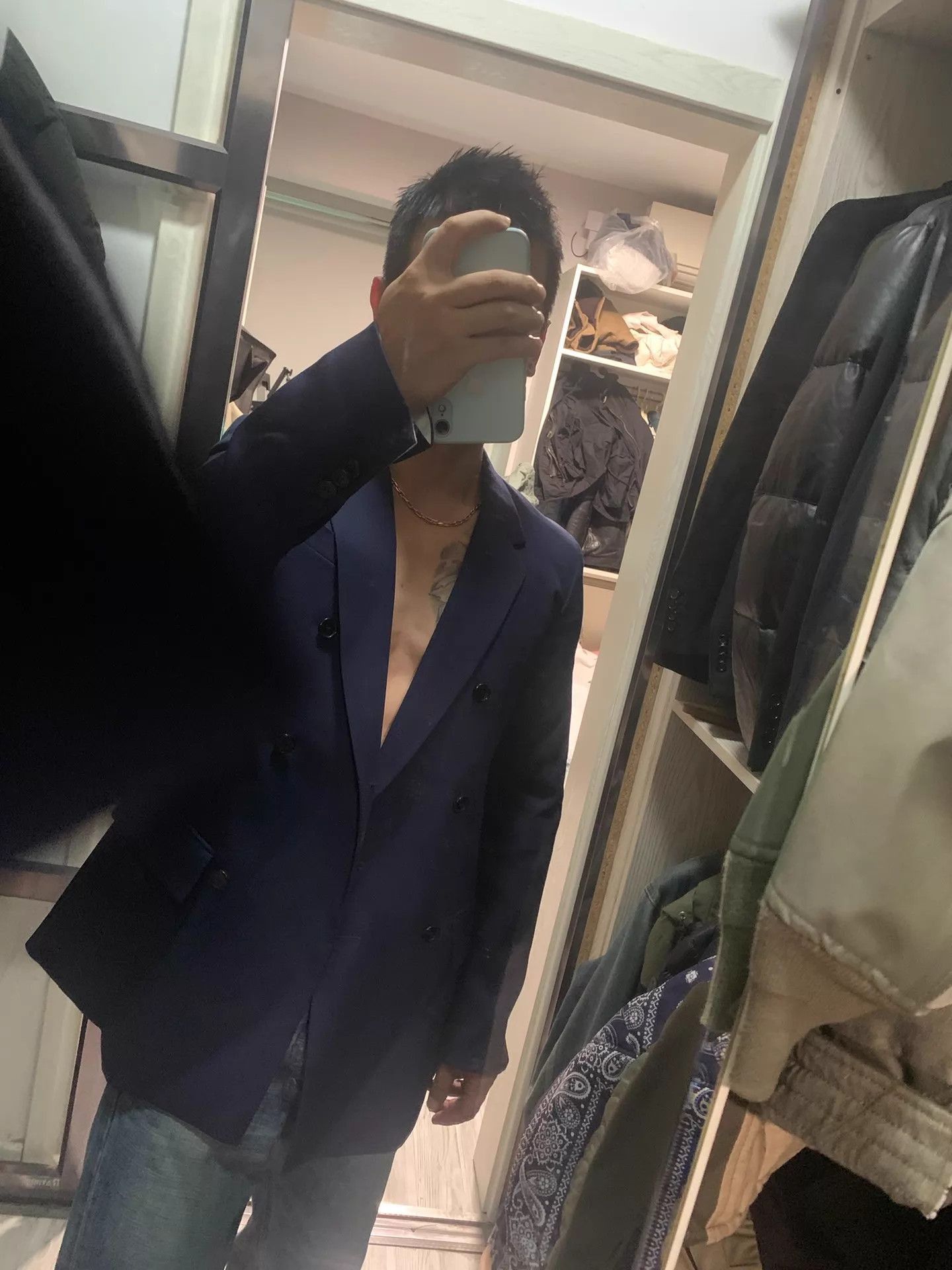 Calvin Klein Multi-Color Blazer Jacket - Size S Size US S / EU 44-46 / 1 - 8 Thumbnail