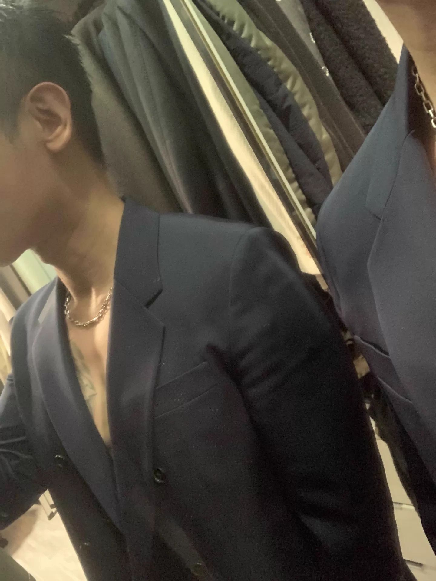 Calvin Klein Multi-Color Blazer Jacket - Size S Size US S / EU 44-46 / 1 - 9 Thumbnail