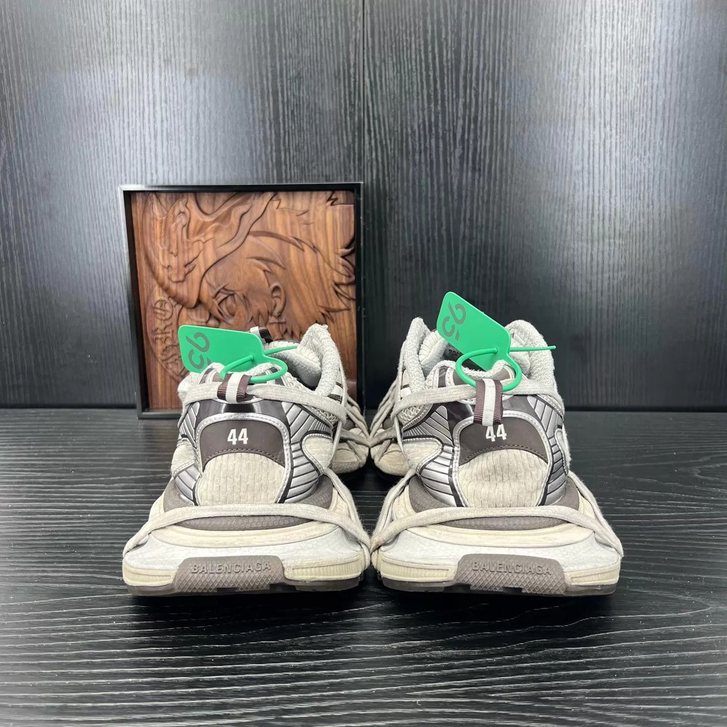 Balenciaga Gray Athletic Sneakers with Intricate Lacing Design Size US 11 / EU 44 - 5 Thumbnail