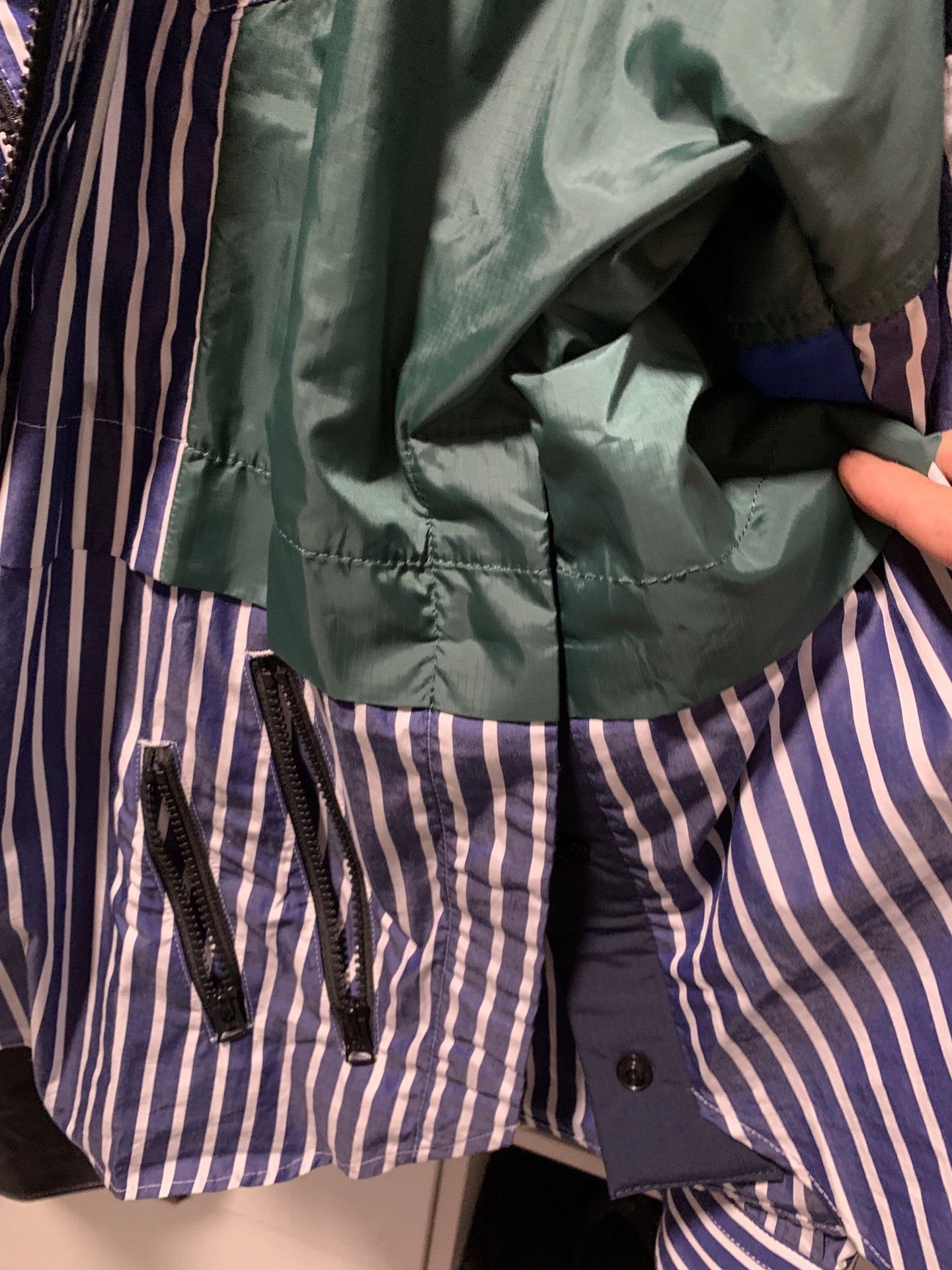 Sacai Multi Color Striped Button-Up Shirt Size S Size US S / EU 44-46 / 1 - 6 Thumbnail