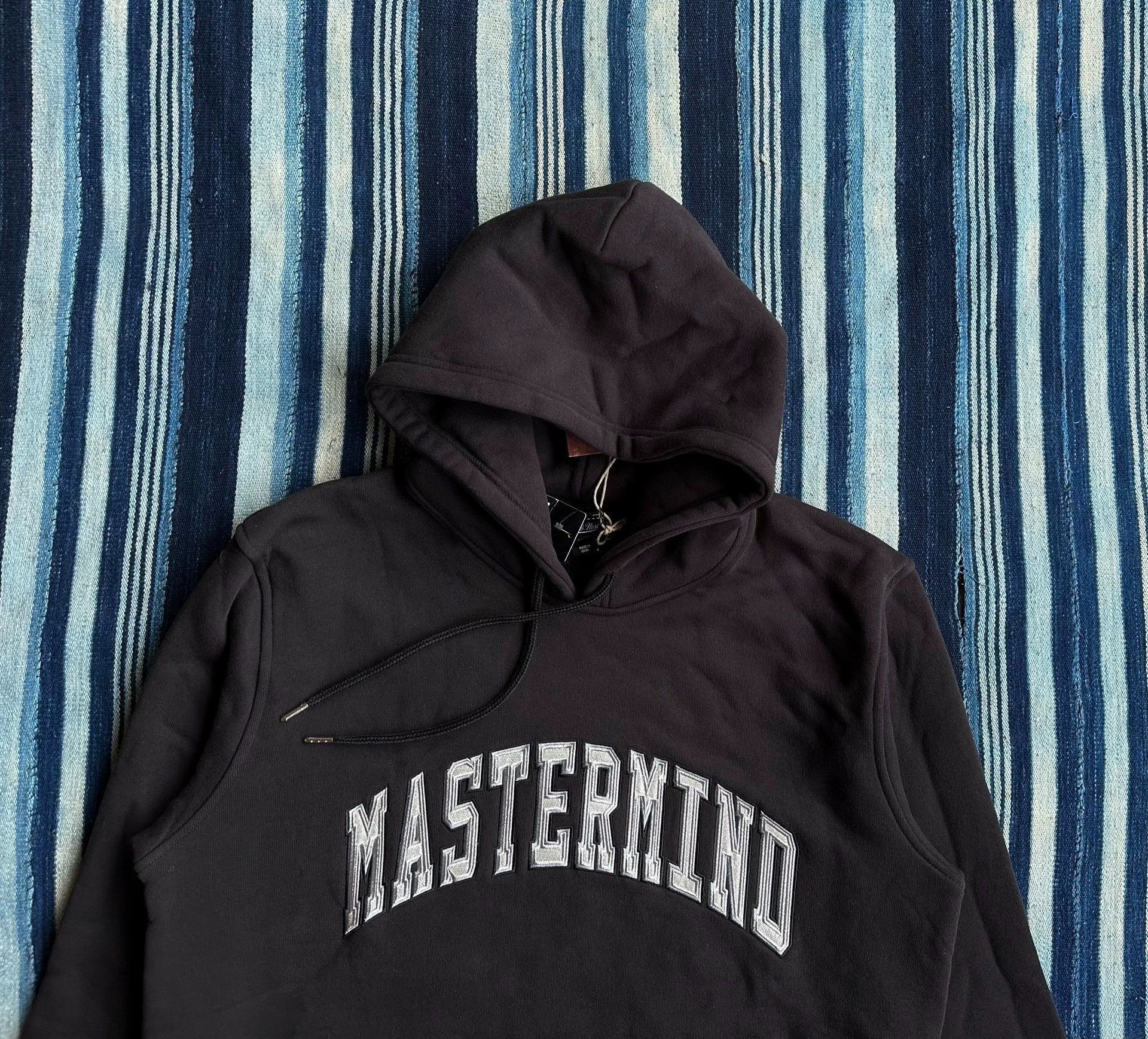 Mastermind Japan Black Hoodie with Embroidered Text - XL Size US XL / EU 56 / 4 - 3 Thumbnail