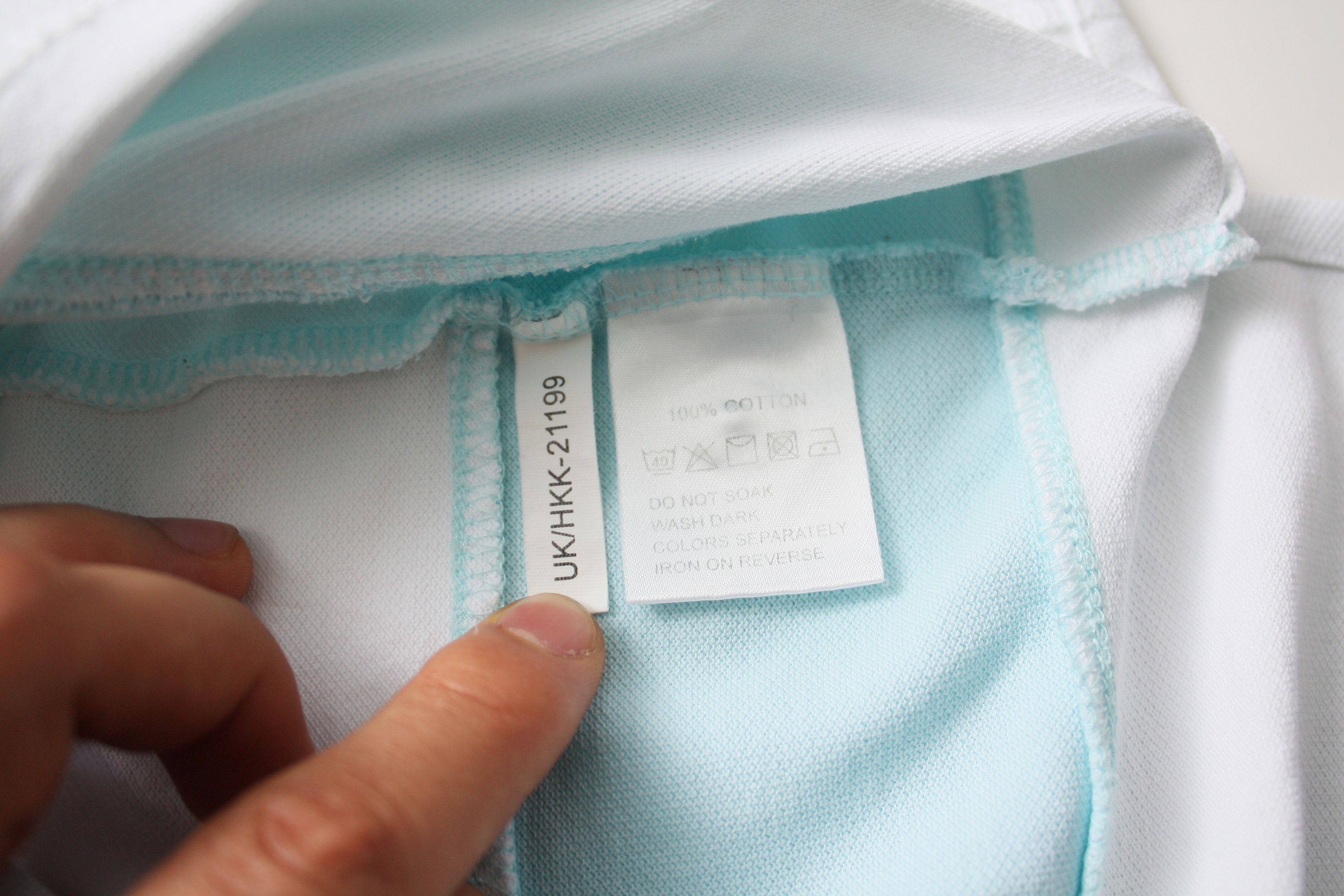 Yves Saint Laurent Yves Saint Laurent Blue White Polo Size US L / EU 52-54 / 3 - 4 Thumbnail