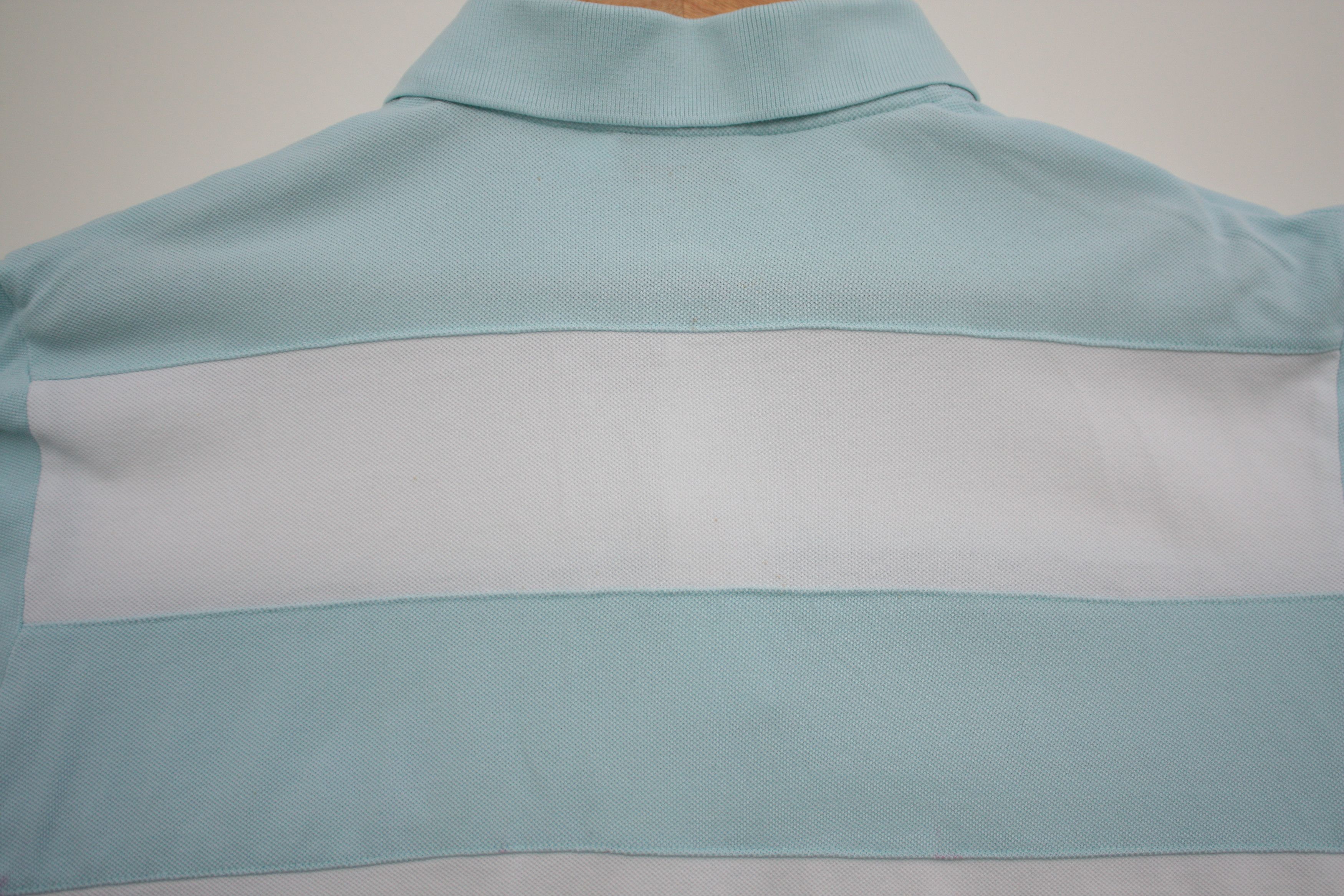 Yves Saint Laurent Yves Saint Laurent Blue White Polo Size US L / EU 52-54 / 3 - 5 Thumbnail