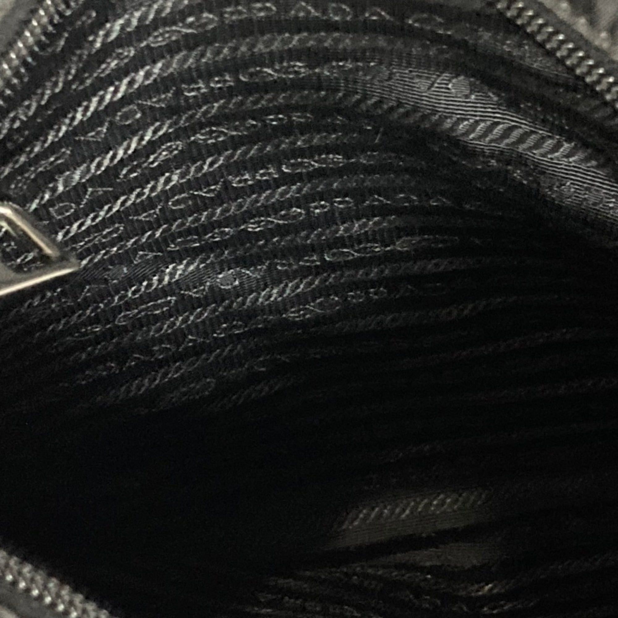 Prada PRADA Triangle Logo Shoulder Bag, Black, for Men and Women Size ONE SIZE - 9 Thumbnail