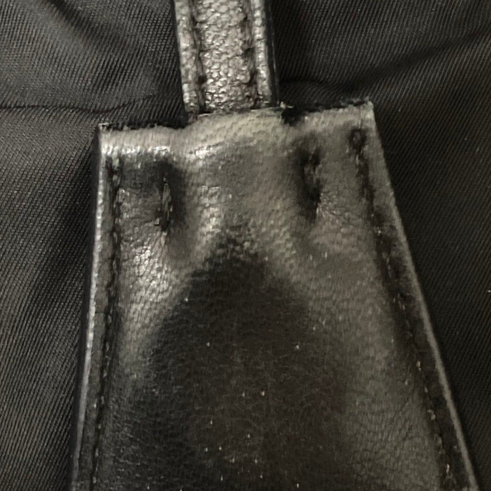 Prada PRADA Triangle Logo Shoulder Bag, Black, for Men and Women Size ONE SIZE - 15 Thumbnail