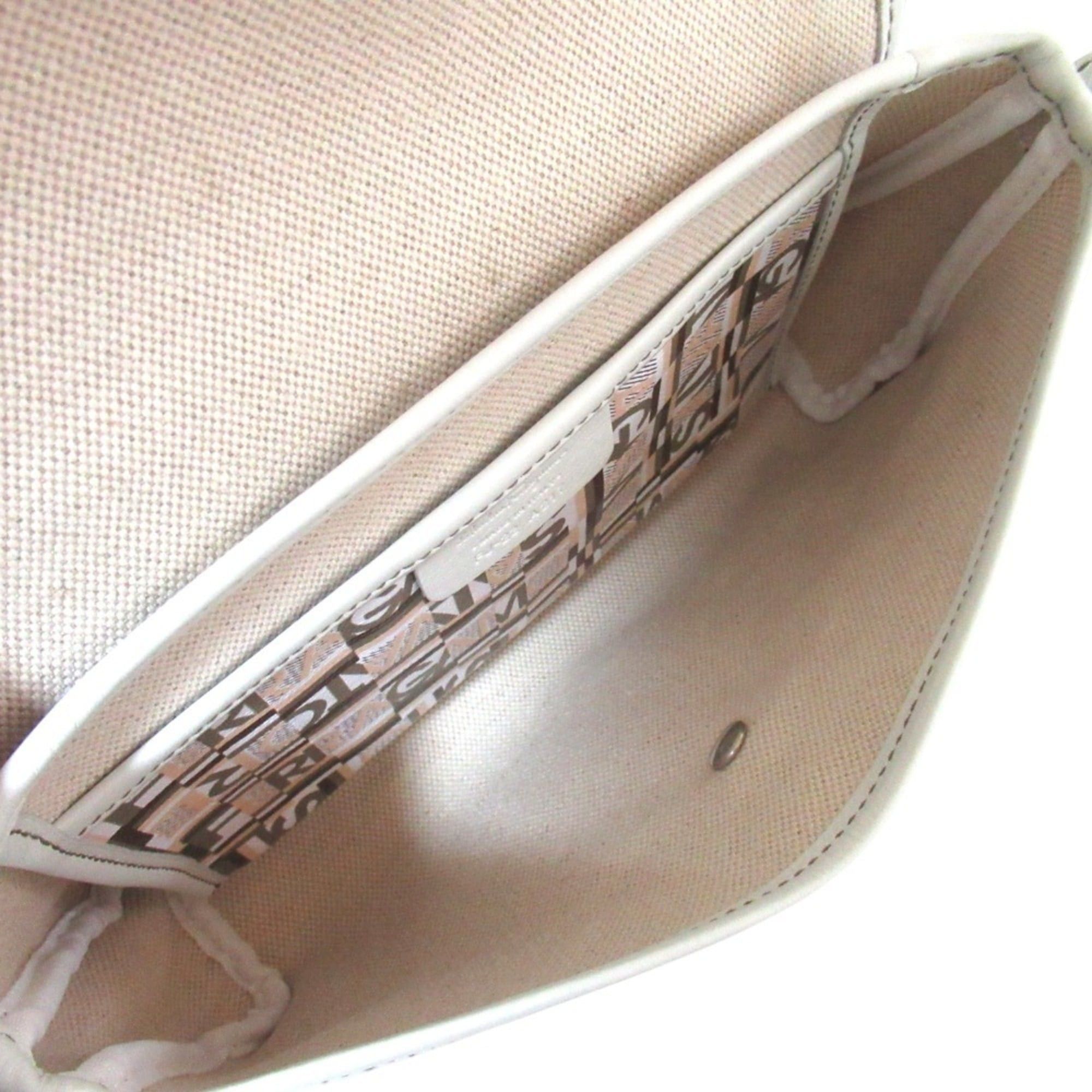 Salvatore Ferragamo Salvatore Ferragamo logo print flap one-shoulder bag, multicolor, women's. Size ONE SIZE - 5 Thumbnail