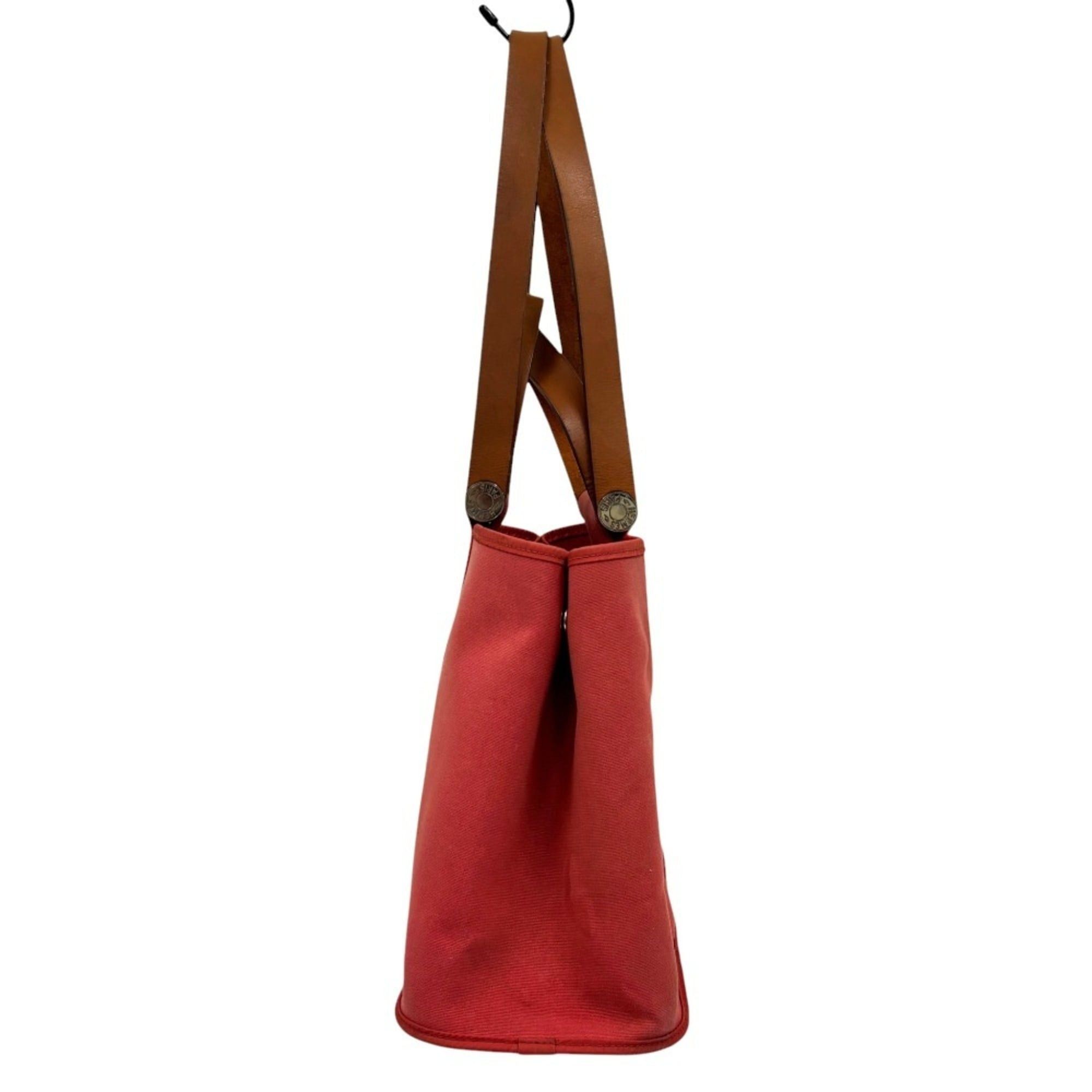 Hermes HERMES Cabas Elan 2-way handbag, pink, □N stamp, women's. Size ONE SIZE - 2 Thumbnail