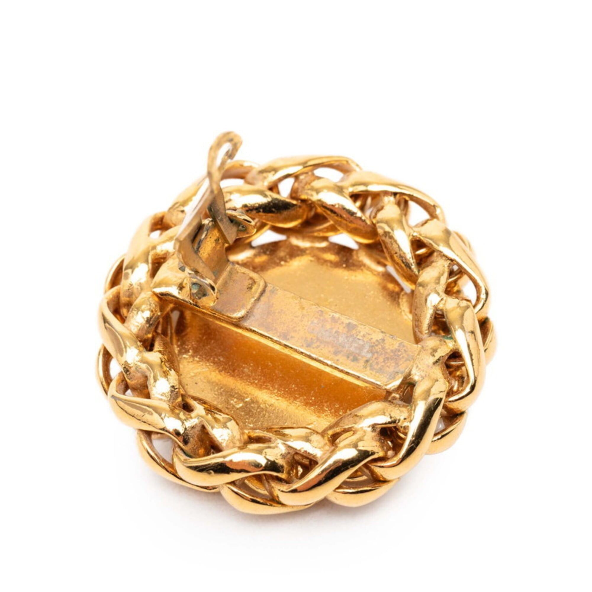 Chanel Chanel Wheat and Rice Earrings, Coco Mark Logo, Gold Plated, Women's Earrings Size ONE SIZE - 3 Thumbnail
