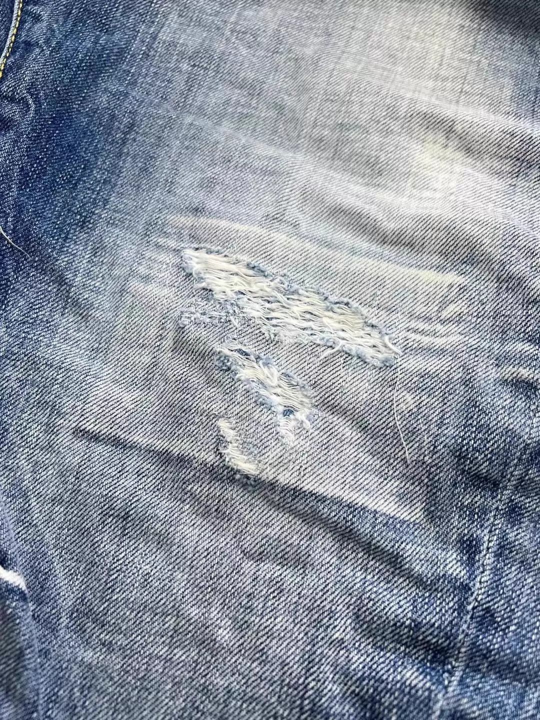 Dsquared2 Blue Distressed Denim Jeans with Rolled Cuffs Size US 28 / EU 44 - 6 Thumbnail