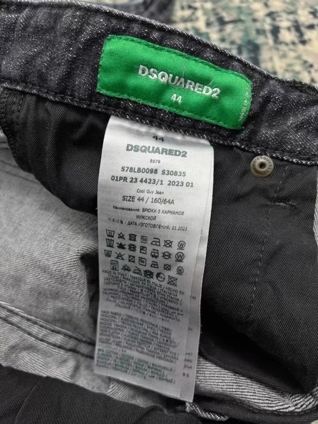 Dsquared2 Gray Distressed Denim Jeans Size 28 Size US 28 / EU 44 - 6 Thumbnail