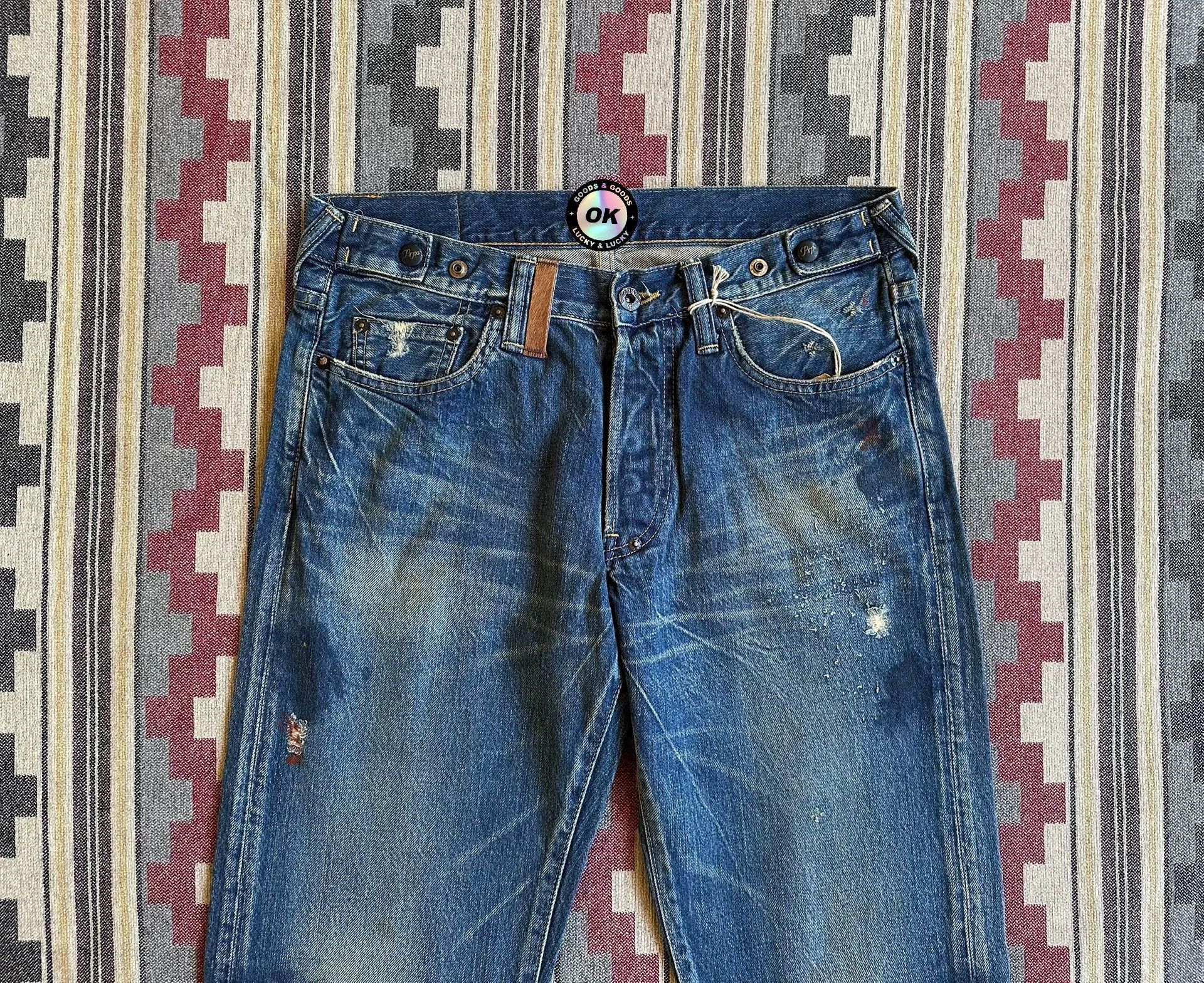 Prps Blue Distressed Denim Jeans Size 30 Size US 30 / EU 46 - 3 Thumbnail