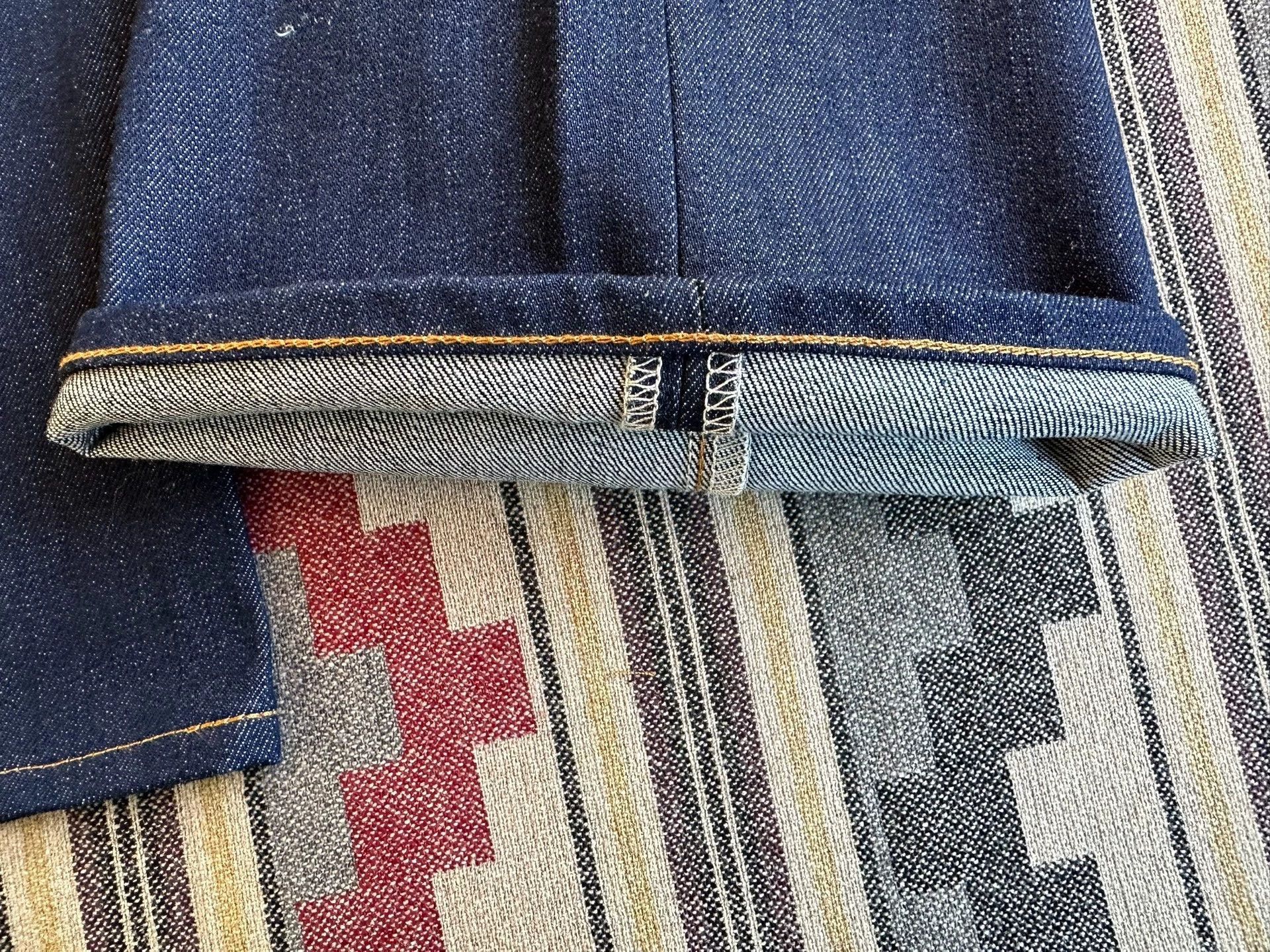 Levi's Blue Denim Straight-Leg Pants Size 36 Size US 36 / EU 52 - 9 Thumbnail