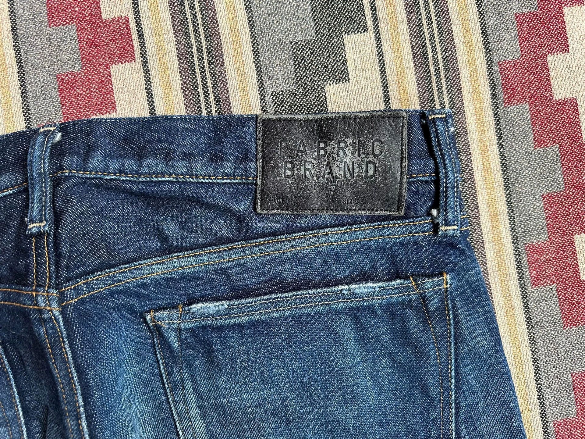 Fabric Brand & Co. Blue Denim Jeans Size US 34 / EU 50 - 5 Thumbnail