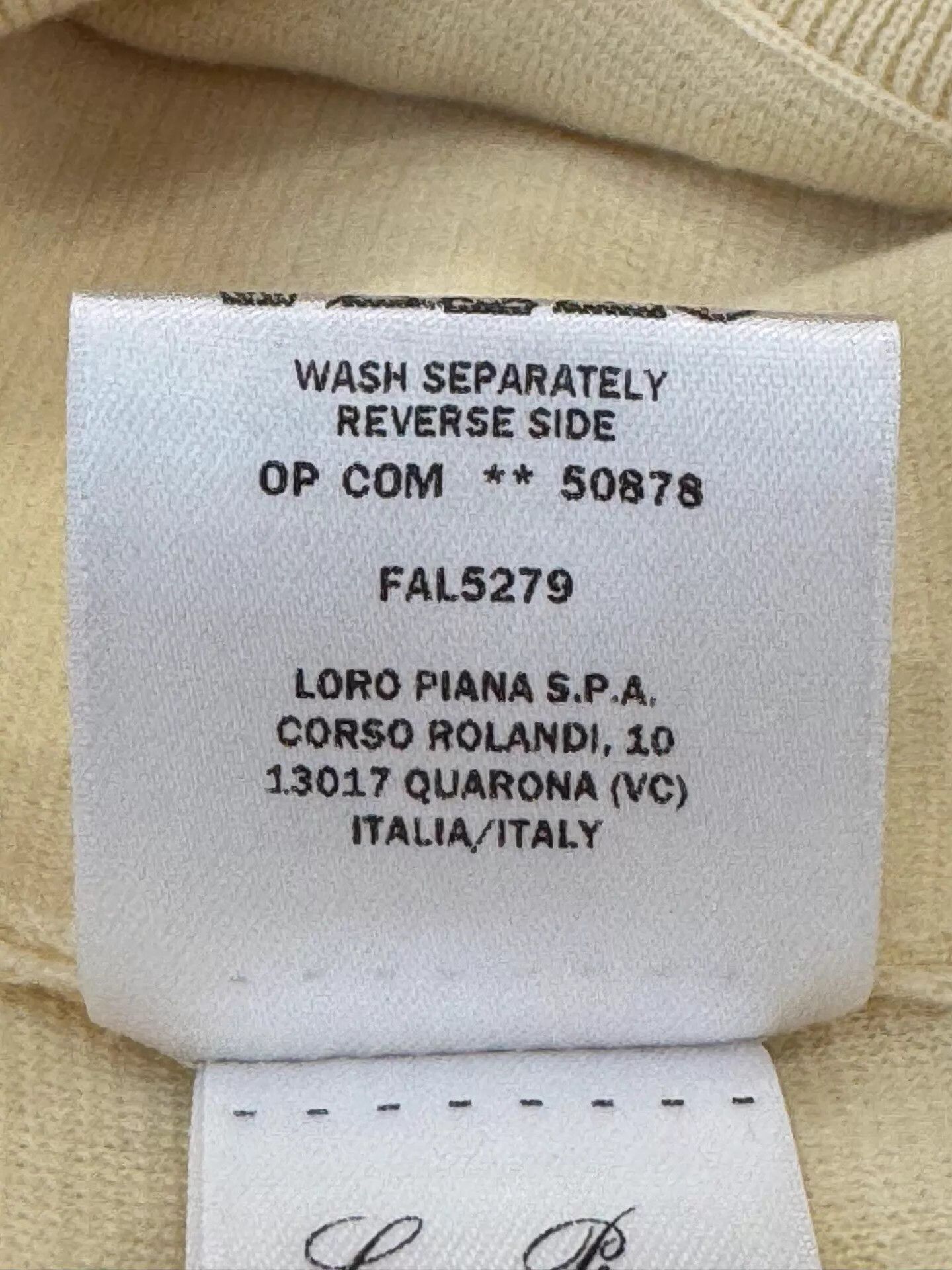Loro Piana Beige Long Sleeve Polo Top - XL Size US XL / EU 56 / 4 - 7 Thumbnail