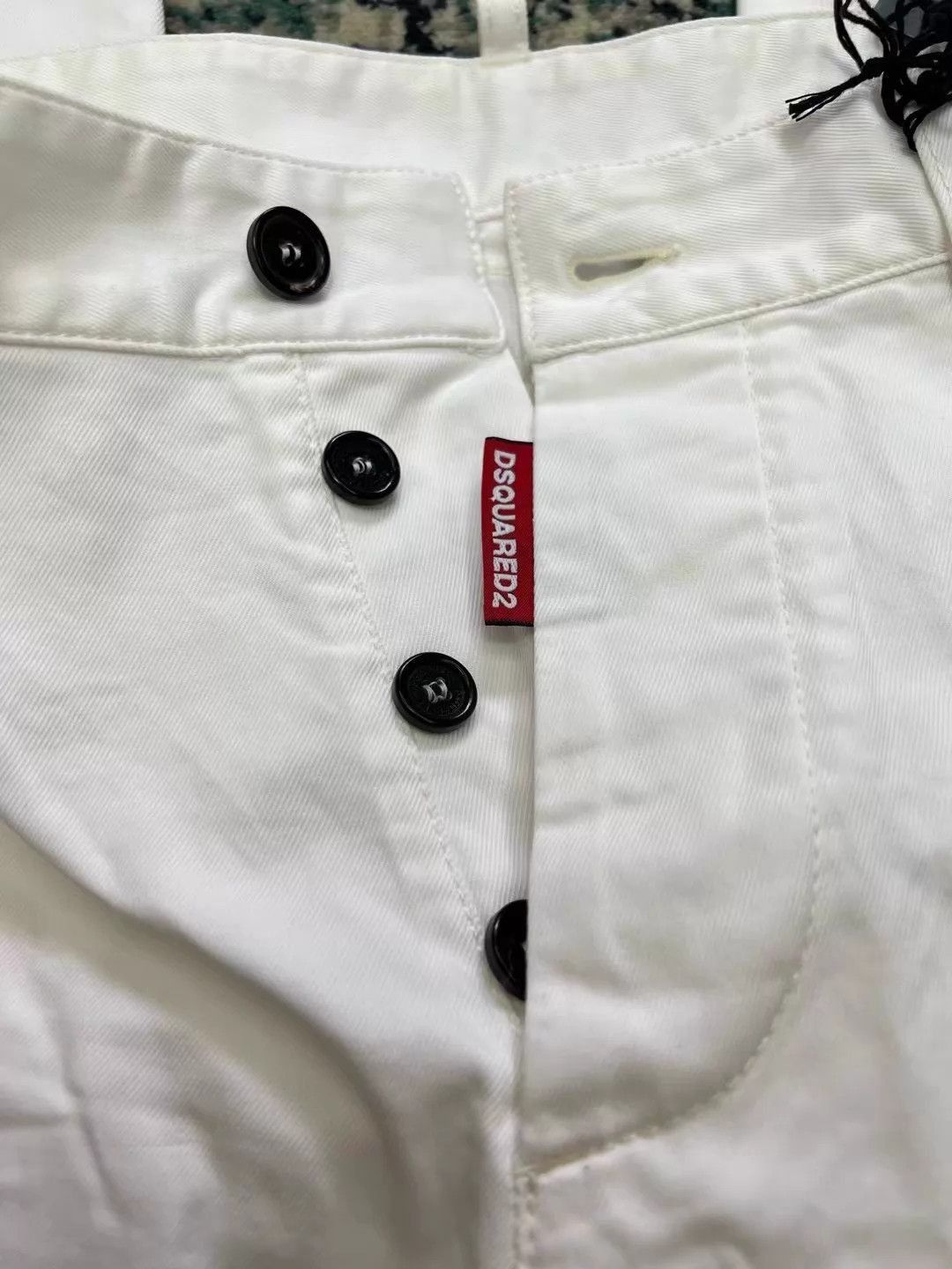 Dsquared2 White Casual Pants Size 30 Size US 30 / EU 46 - 4 Thumbnail