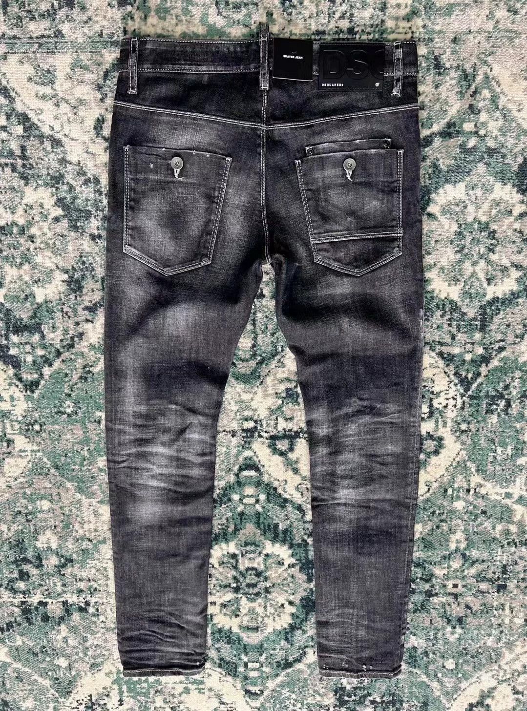 Dsquared2 Black Denim Jeans - Size 28 Size US 28 / EU 44 - 2 Thumbnail
