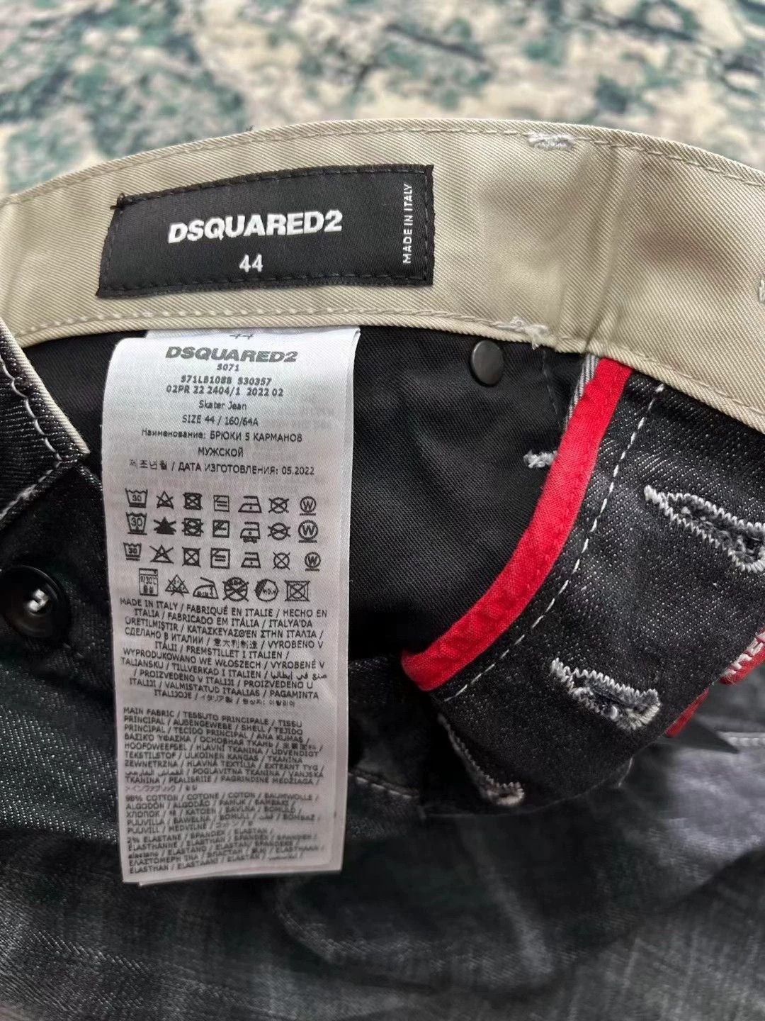 Dsquared2 Black Denim Jeans - Size 28 Size US 28 / EU 44 - 9 Thumbnail