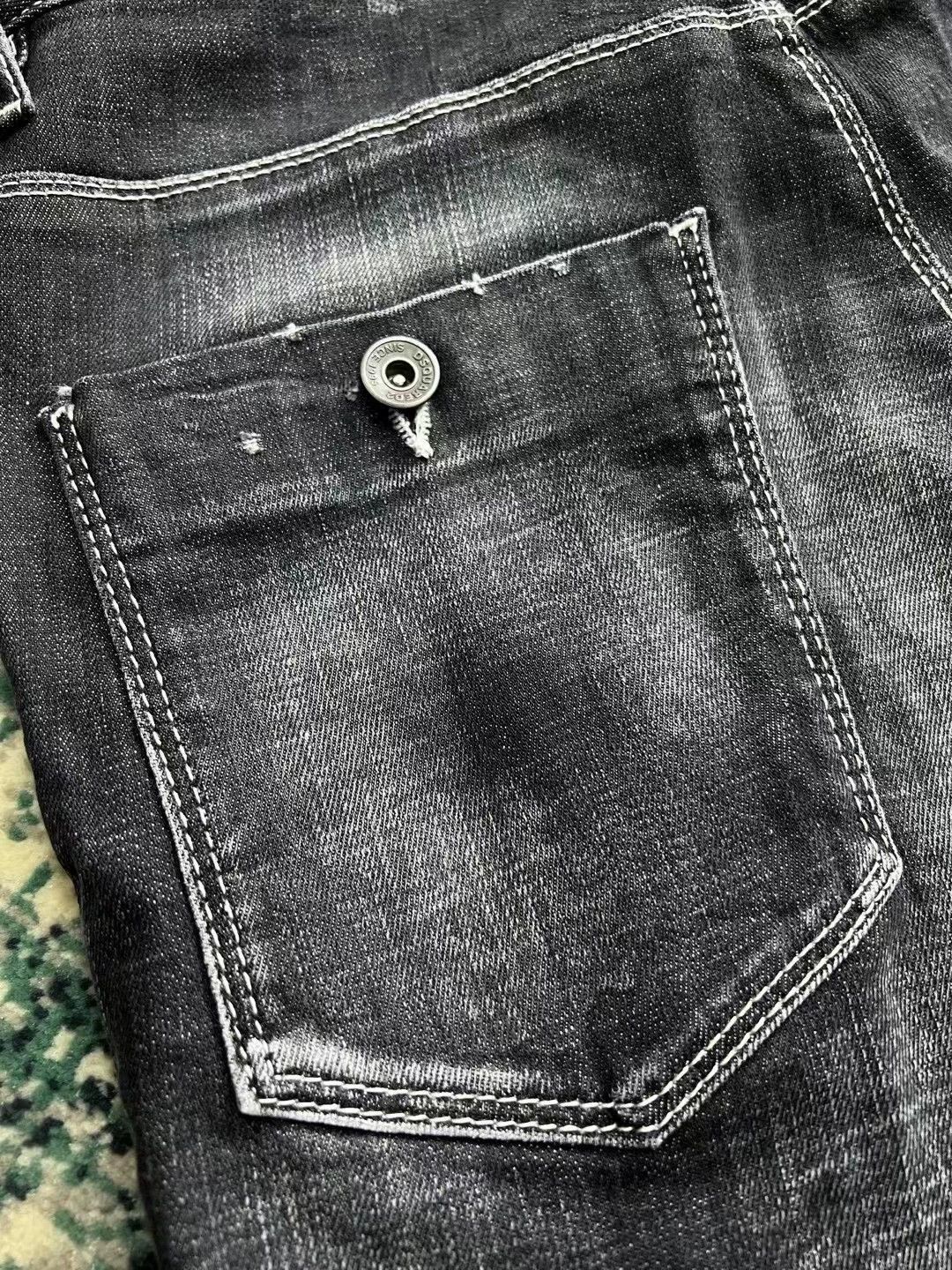 Dsquared2 Black Denim Jeans - Size 28 Size US 28 / EU 44 - 5 Thumbnail