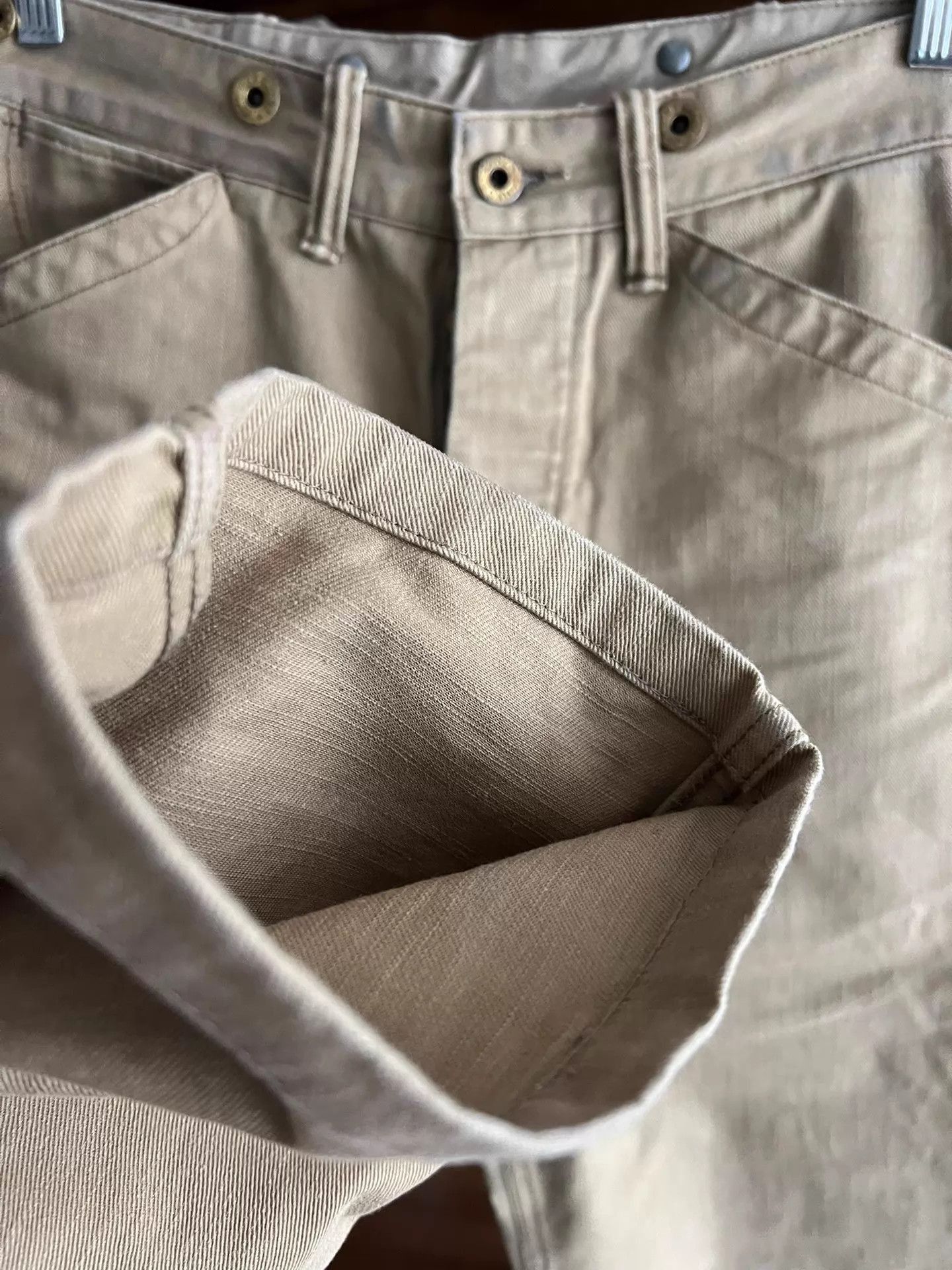 RRL Ralph Lauren Beige Casual Pants Size 28 Size US 28 / EU 44 - 4 Thumbnail
