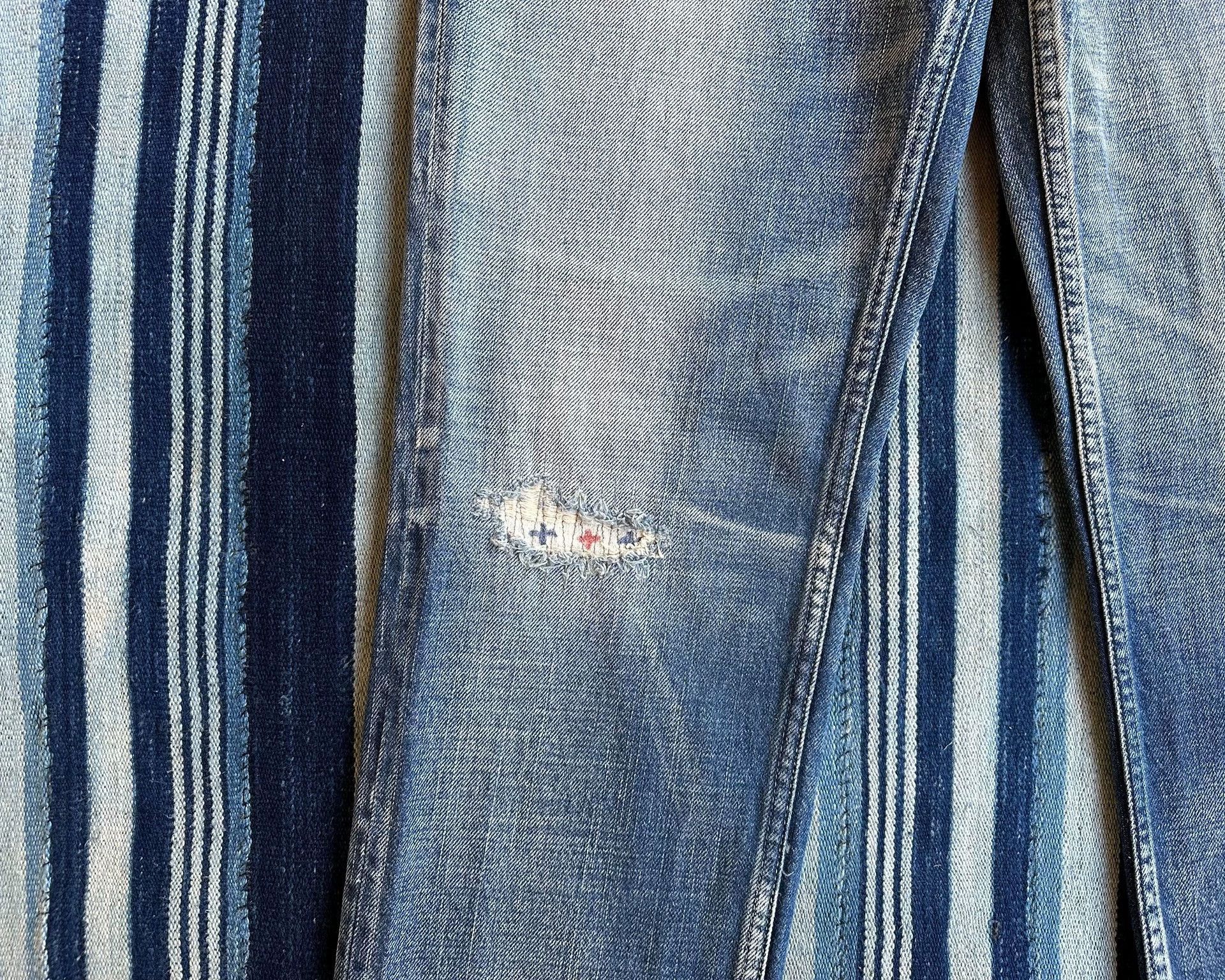 Visvim Blue Distressed Denim Jeans Size 32 Size US 32 / EU 48 - 4 Thumbnail