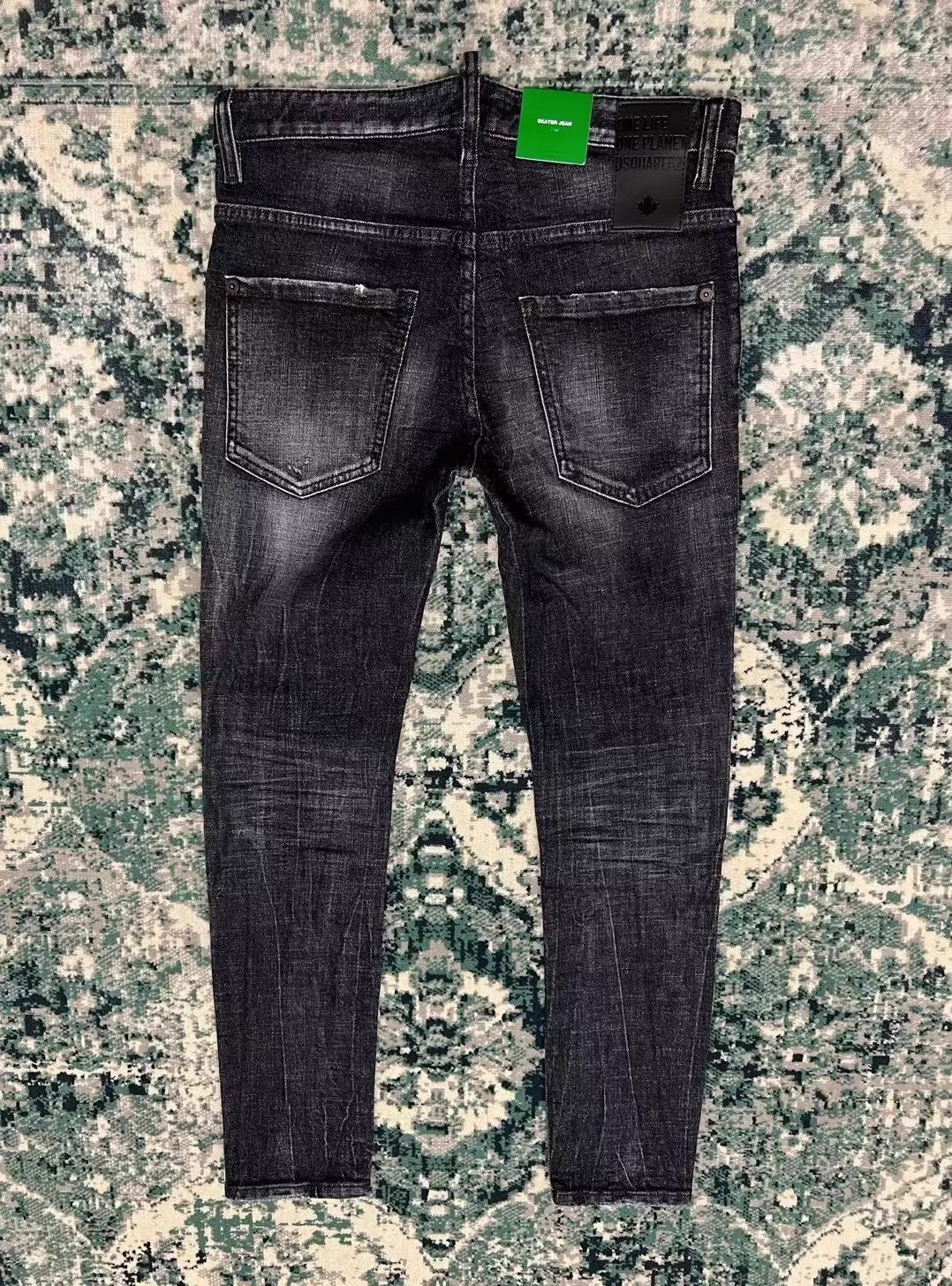 Dsquared2 Gray Denim Jeans with Distressed Details Size US 30 / EU 46 - 2 Thumbnail