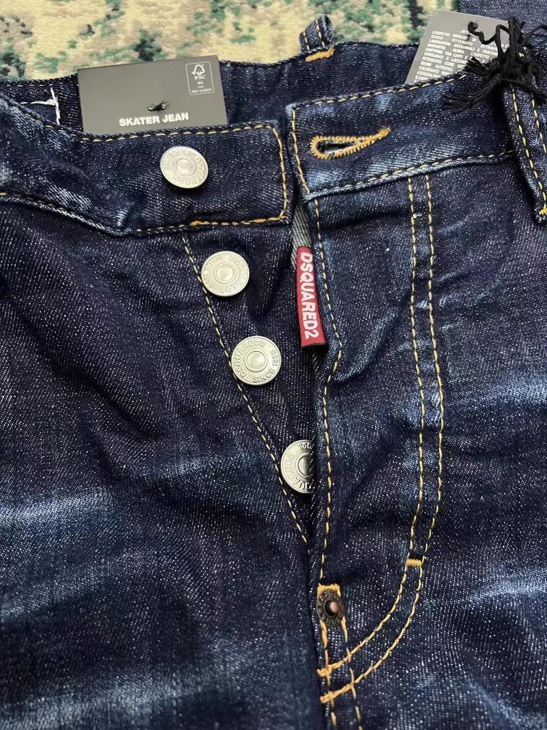 Dsquared2 Blue Denim Jeans - Size 30 Size US 30 / EU 46 - 3 Thumbnail