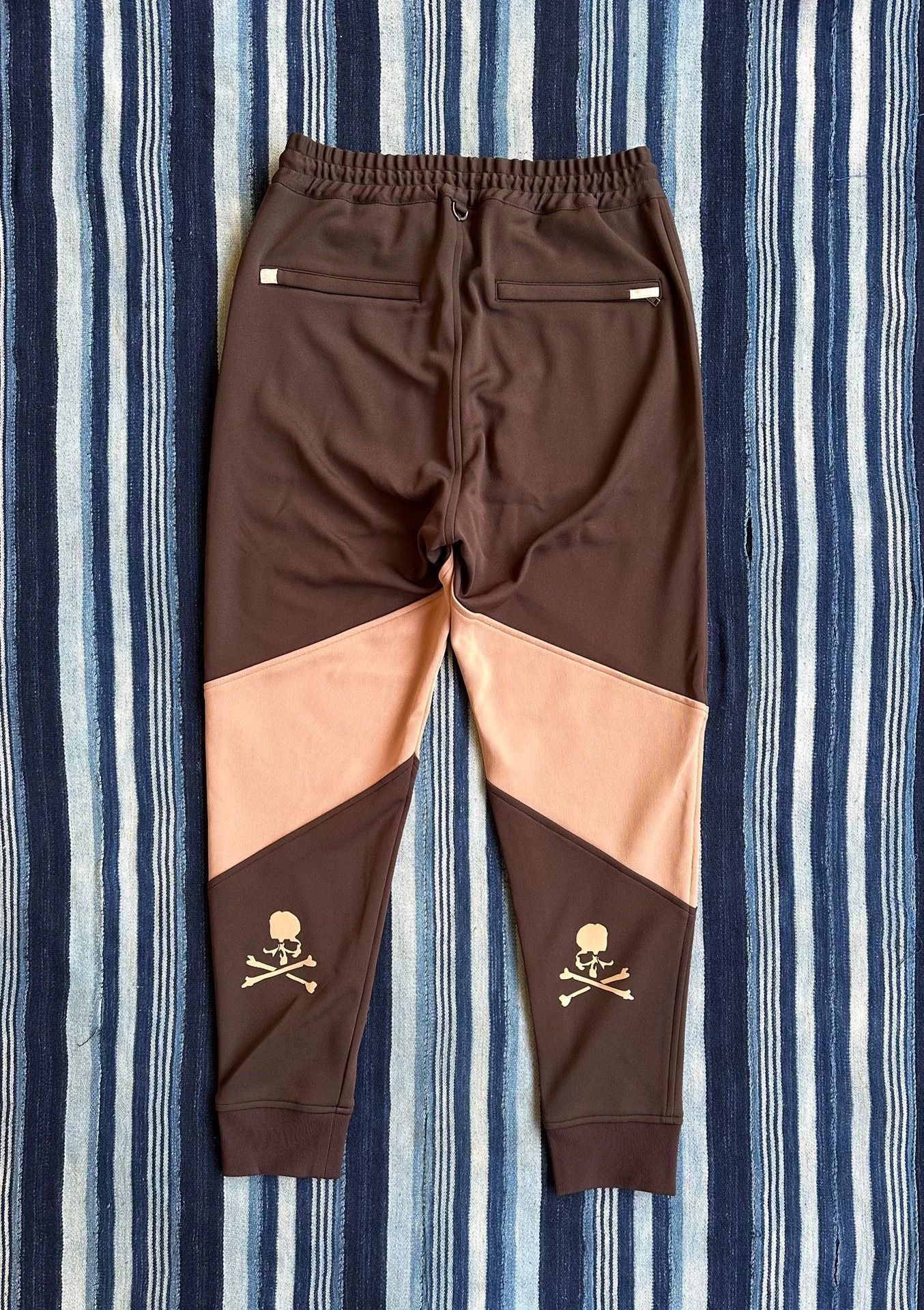 Mastermind Japan Brown Color Block Sweatpants with Drawstring Size US 34 / EU 50 - 2 Thumbnail