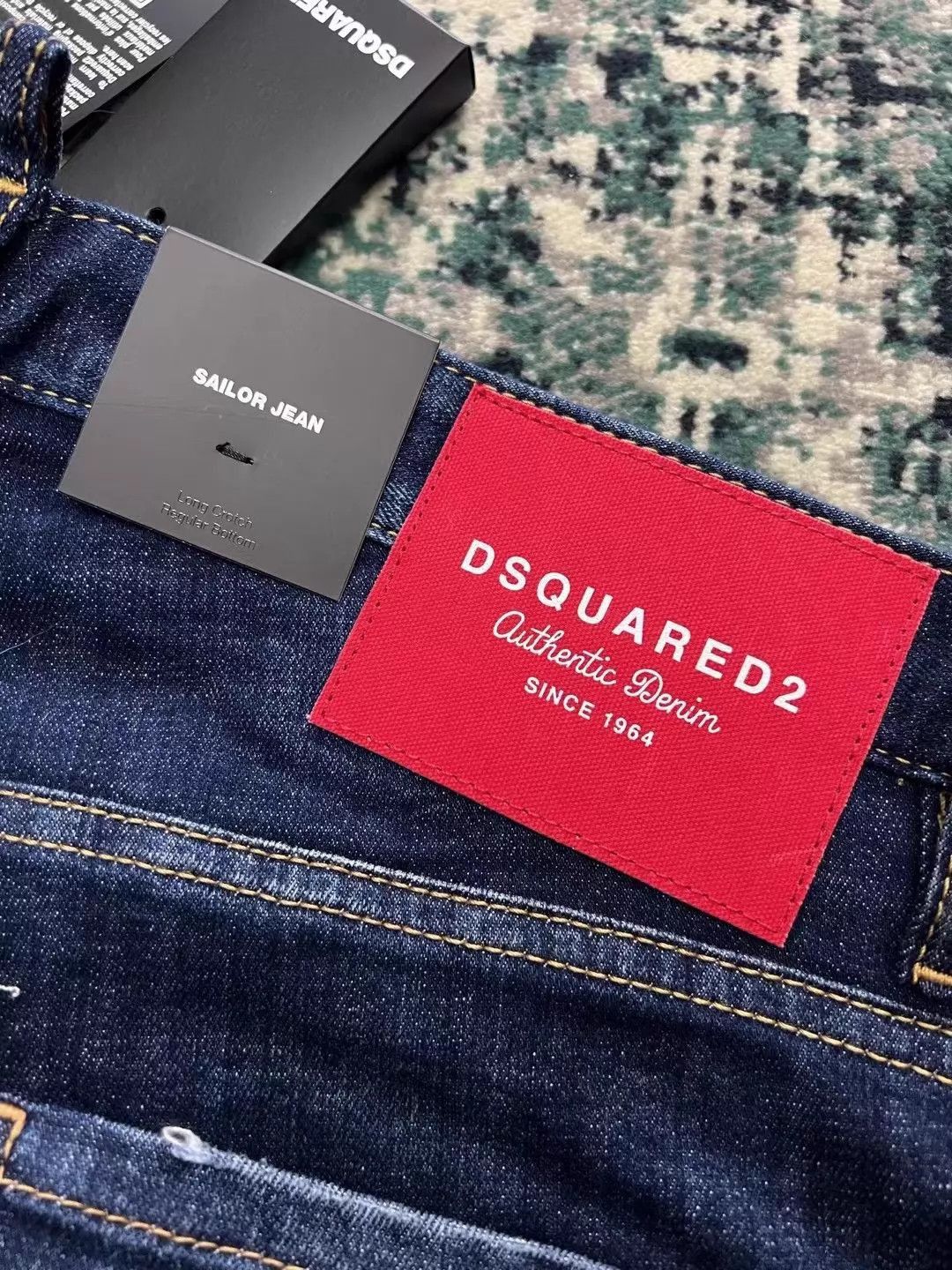 Dsquared2 Blue Distressed Denim Jeans Size 32 Size US 32 / EU 48 - 7 Thumbnail