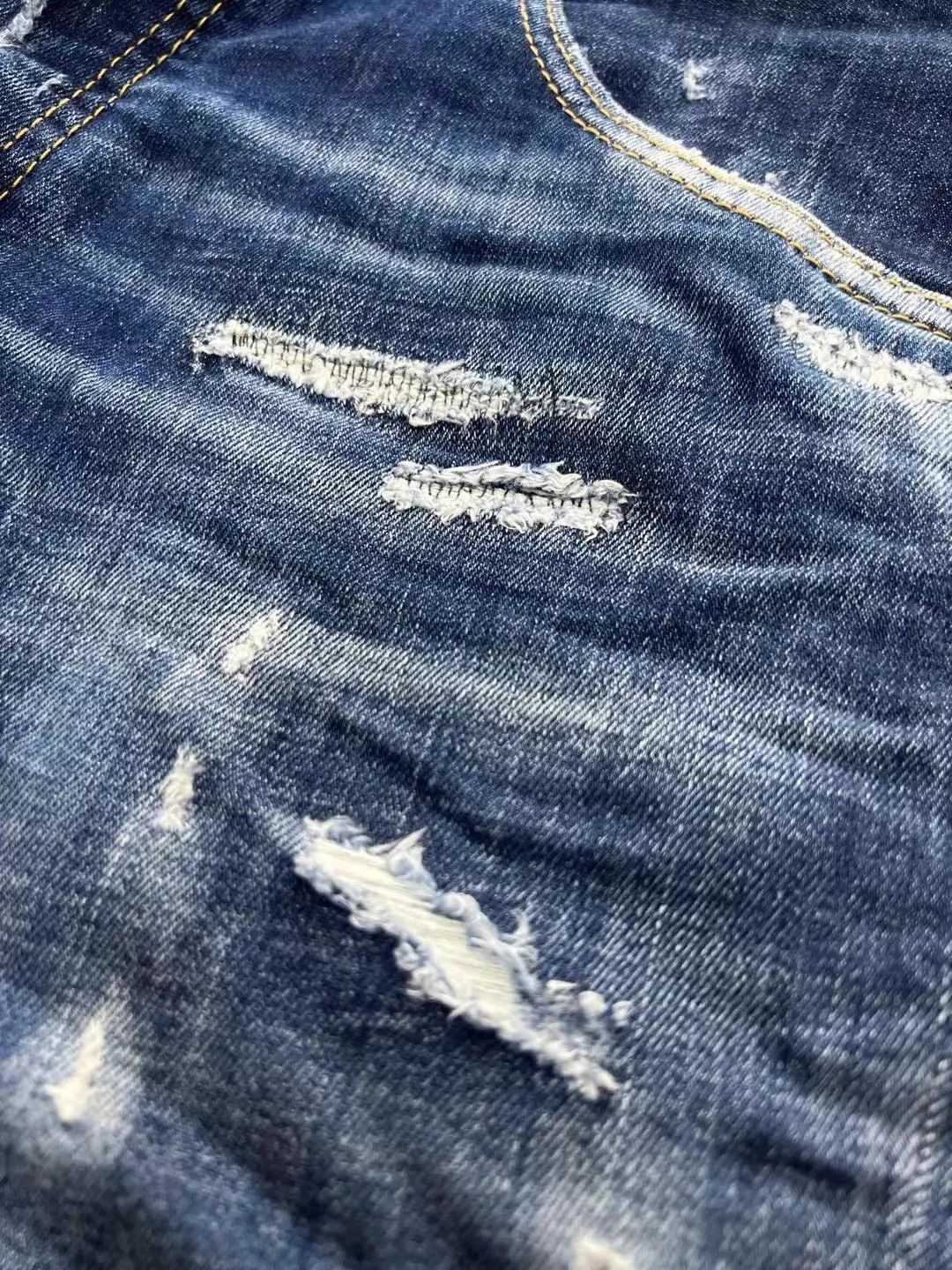 Dsquared2 Blue Distressed Denim Jeans Size 32 Size US 32 / EU 48 - 5 Thumbnail