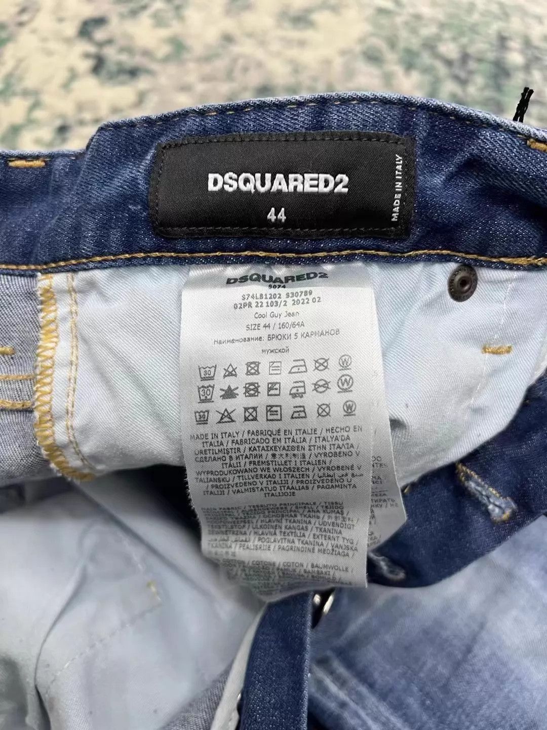 Dsquared2 Blue Distressed Denim Jeans Size 28 Size US 28 / EU 44 - 9 Thumbnail