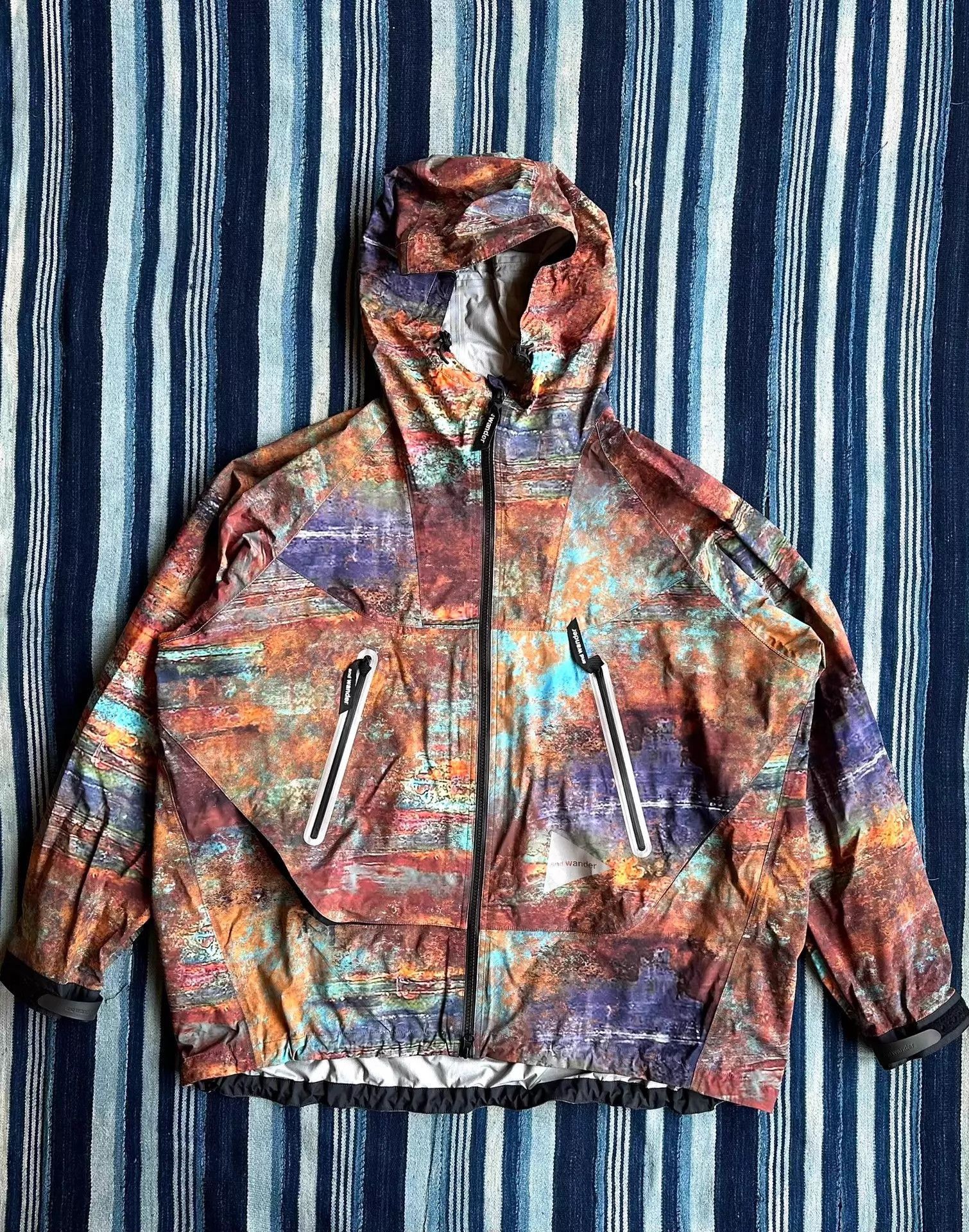 And Wander Multi Color Hooded Light Jacket - XL Size US XL / EU 56 / 4 - 3 Thumbnail