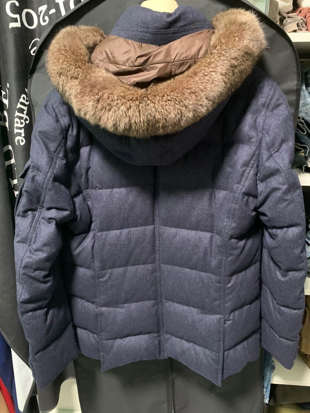 Brunello Cucinelli Blue Heavy Winter Coat Size S Size US S / EU 44-46 / 1 - 7 Thumbnail