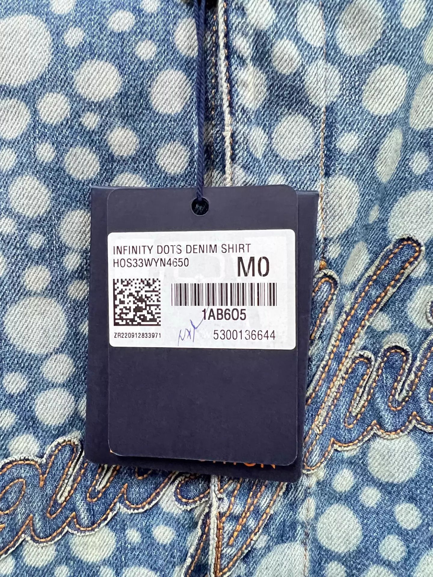 Louis Vuitton Blue Polka Dot Short Sleeve Button-Up Shirt Size US M / EU 48-50 / 2 - 3 Thumbnail