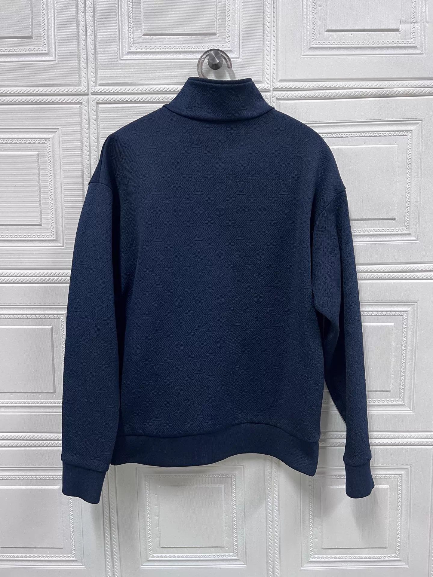 Louis Vuitton Blue Zip-Up Textured Light Jacket Size S Size US S / EU 44-46 / 1 - 2 Thumbnail