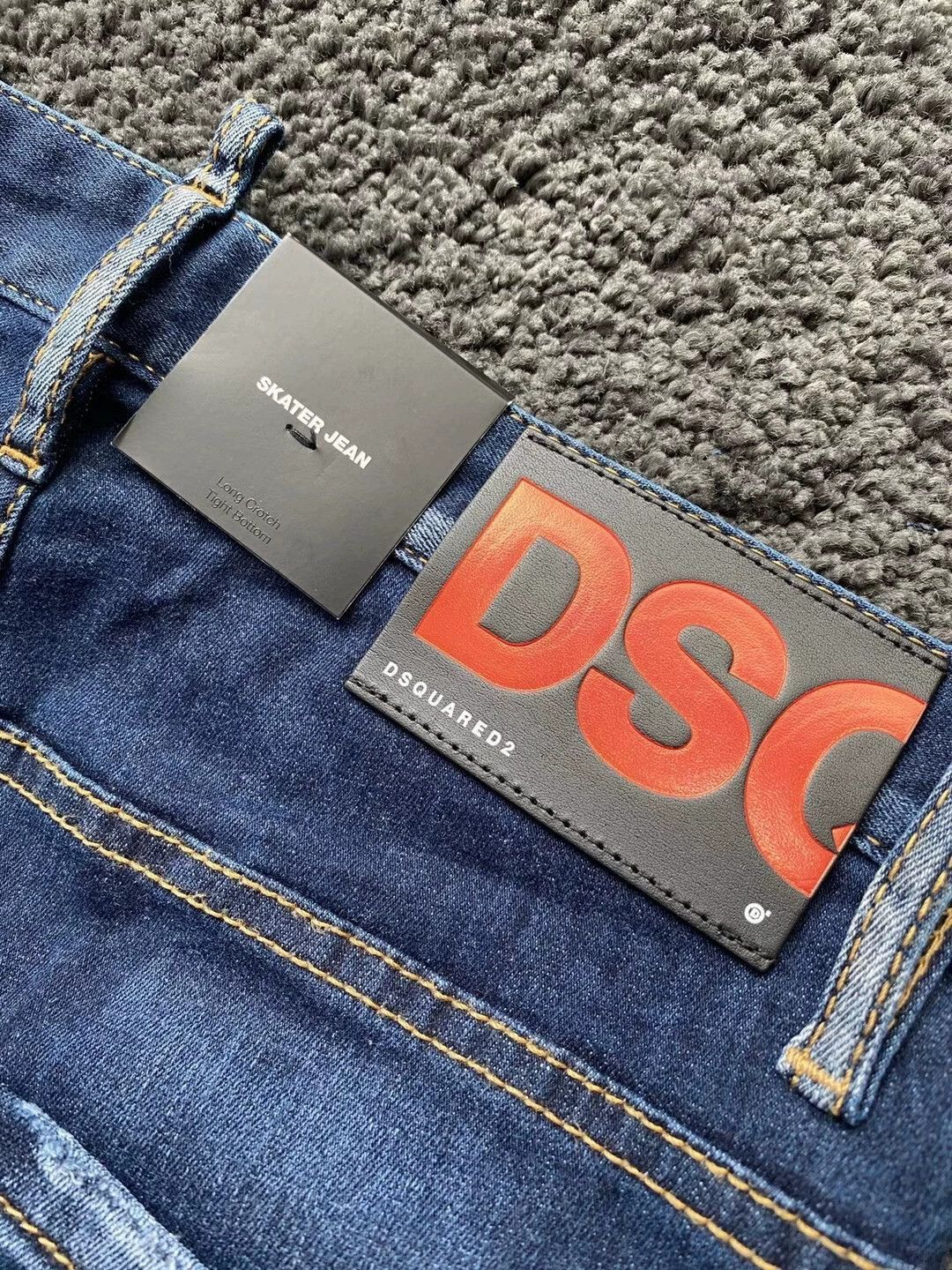 Dsquared2 Blue Distressed Denim Jeans Size 28 Size US 28 / EU 44 - 7 Thumbnail