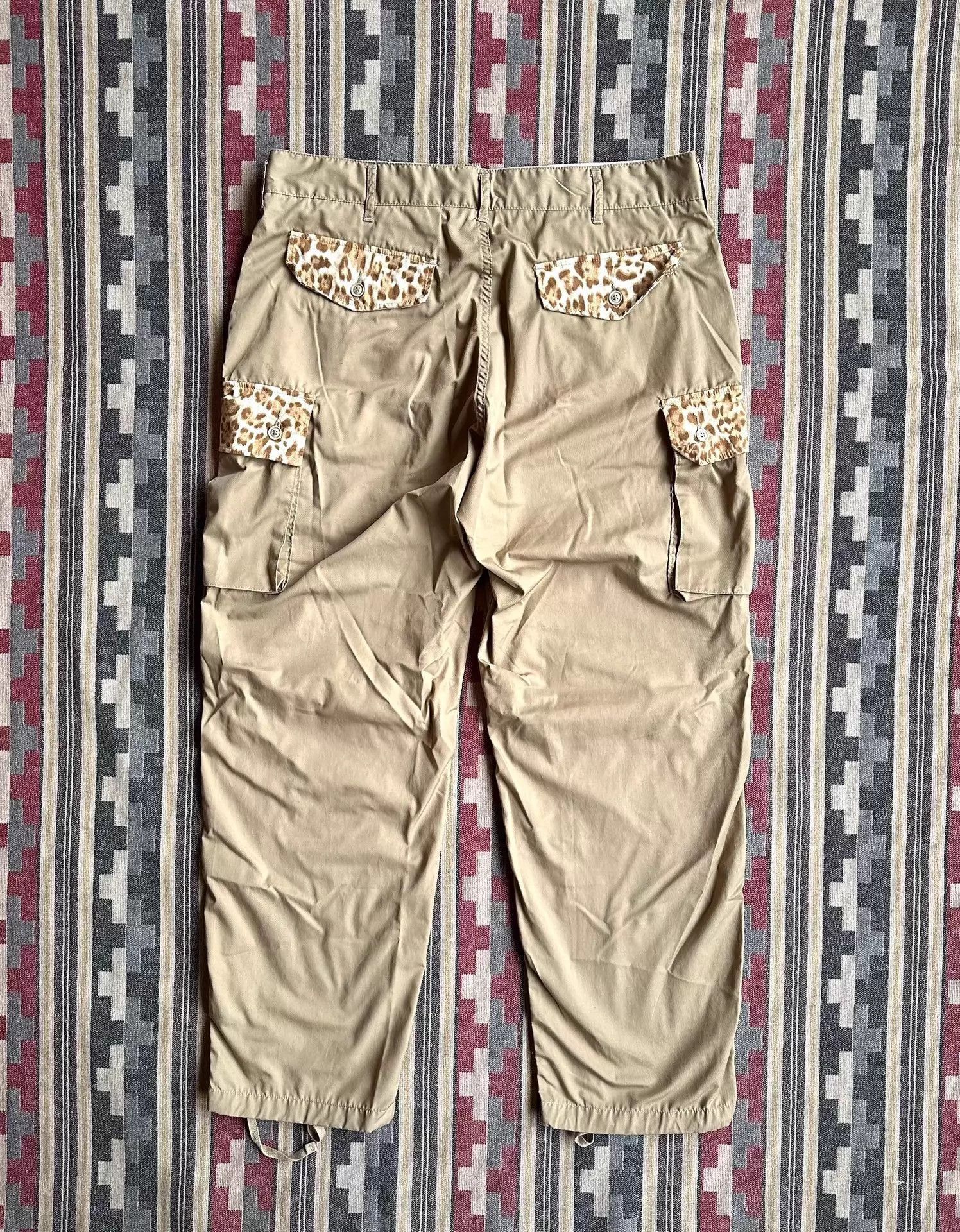 Engineered Garments Multi Cargo Pants with Leopard Accent Pockets Size 36 Size US 36 / EU 52 - 2 Thumbnail