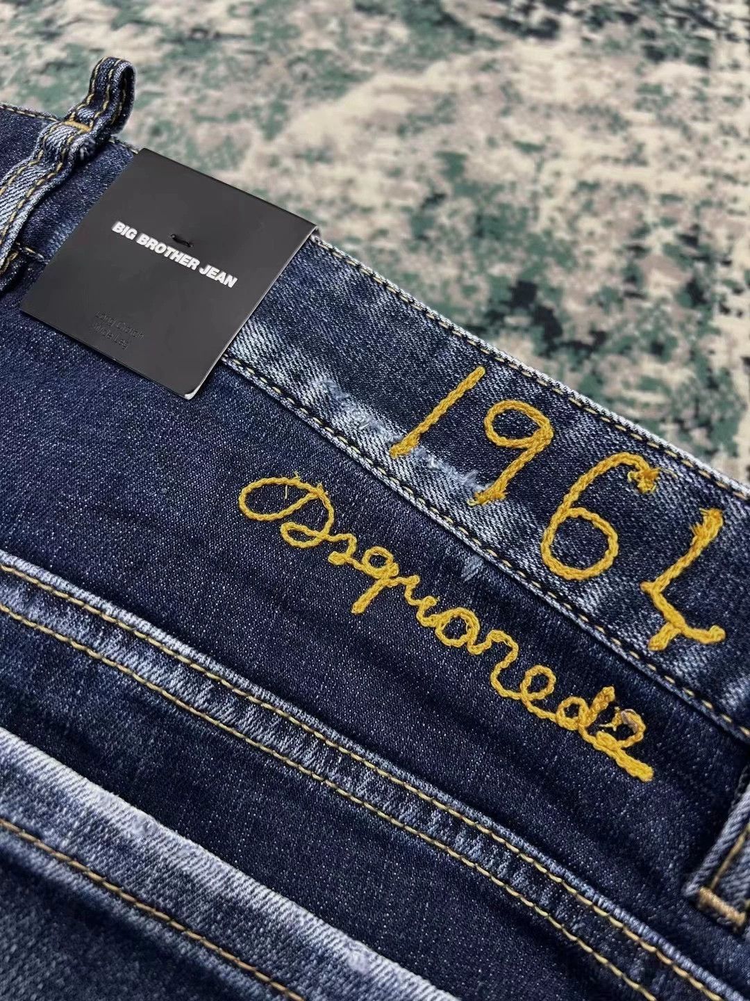 Dsquared2 Blue Distressed Paint Splatter Denim Jeans Size 28 Size US 28 / EU 44 - 7 Thumbnail