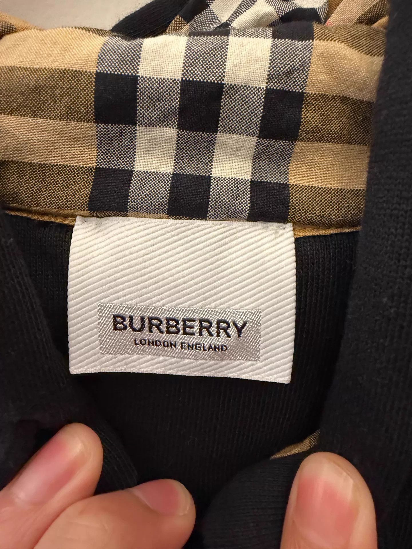 Burberry Black Zip-Up Hoodie with Front Pocket Size US L / EU 52-54 / 3 - 3 Thumbnail