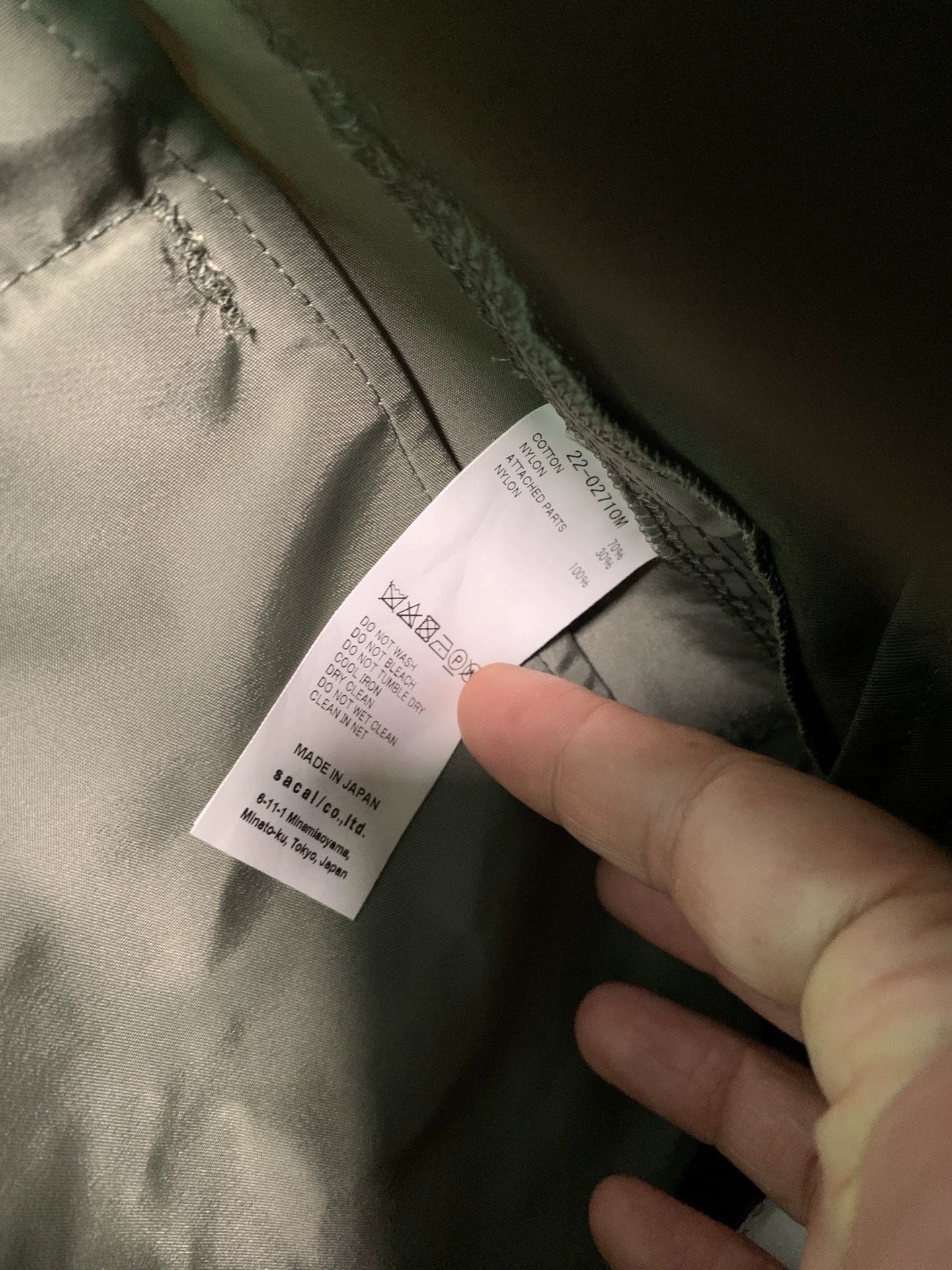 Sacai Multi Color Cargo Pants with Zip Pockets Size US 32 / EU 48 - 6 Thumbnail