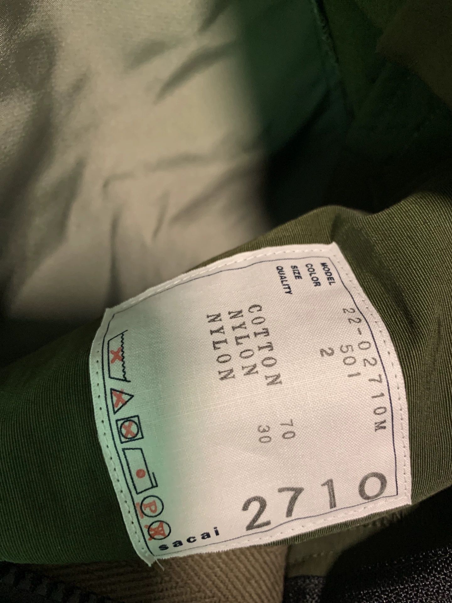 Sacai Multi Color Cargo Pants with Zip Pockets Size US 32 / EU 48 - 5 Thumbnail