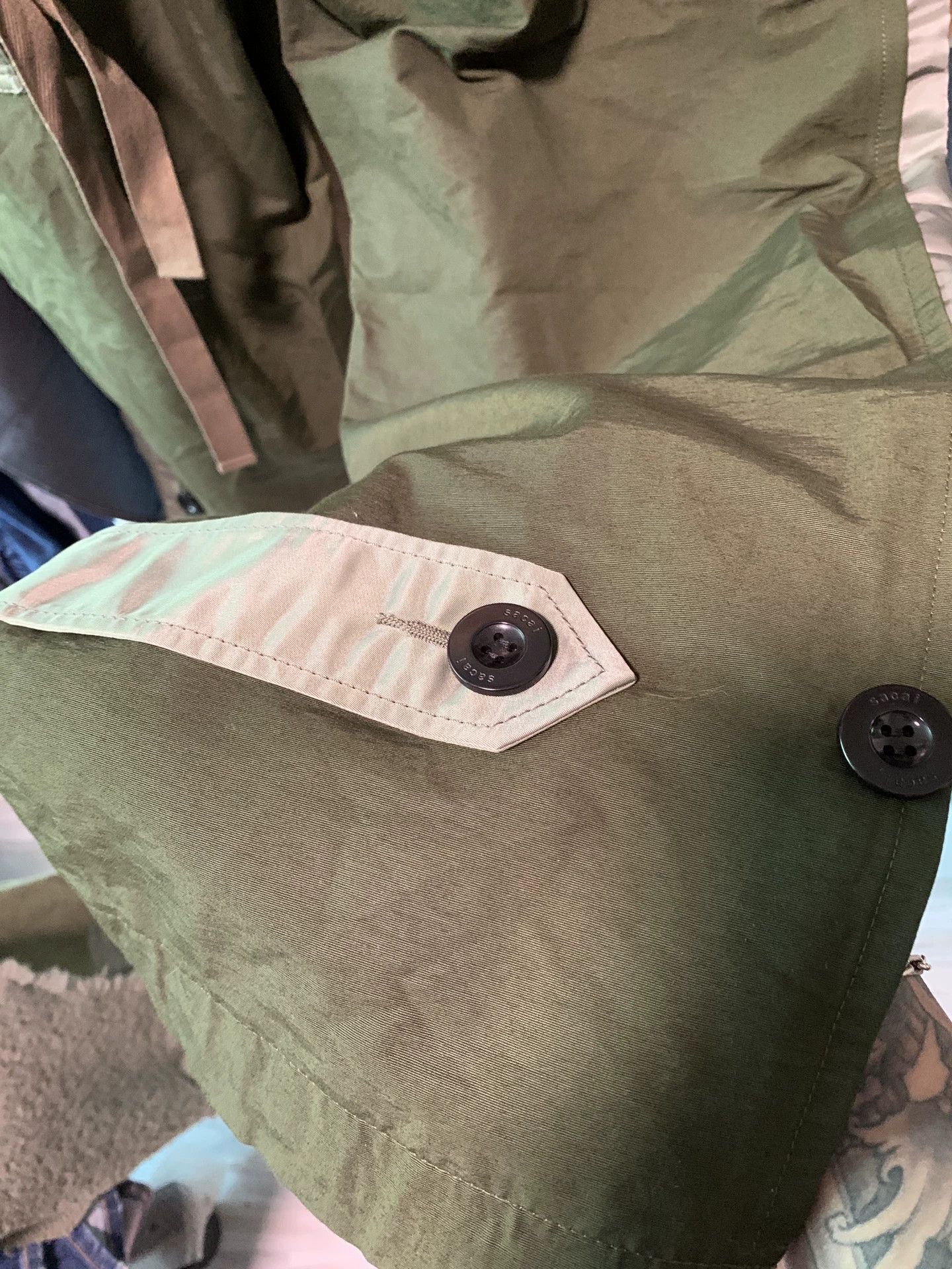 Sacai Multi Color Cargo Pants with Zip Pockets Size US 32 / EU 48 - 4 Thumbnail