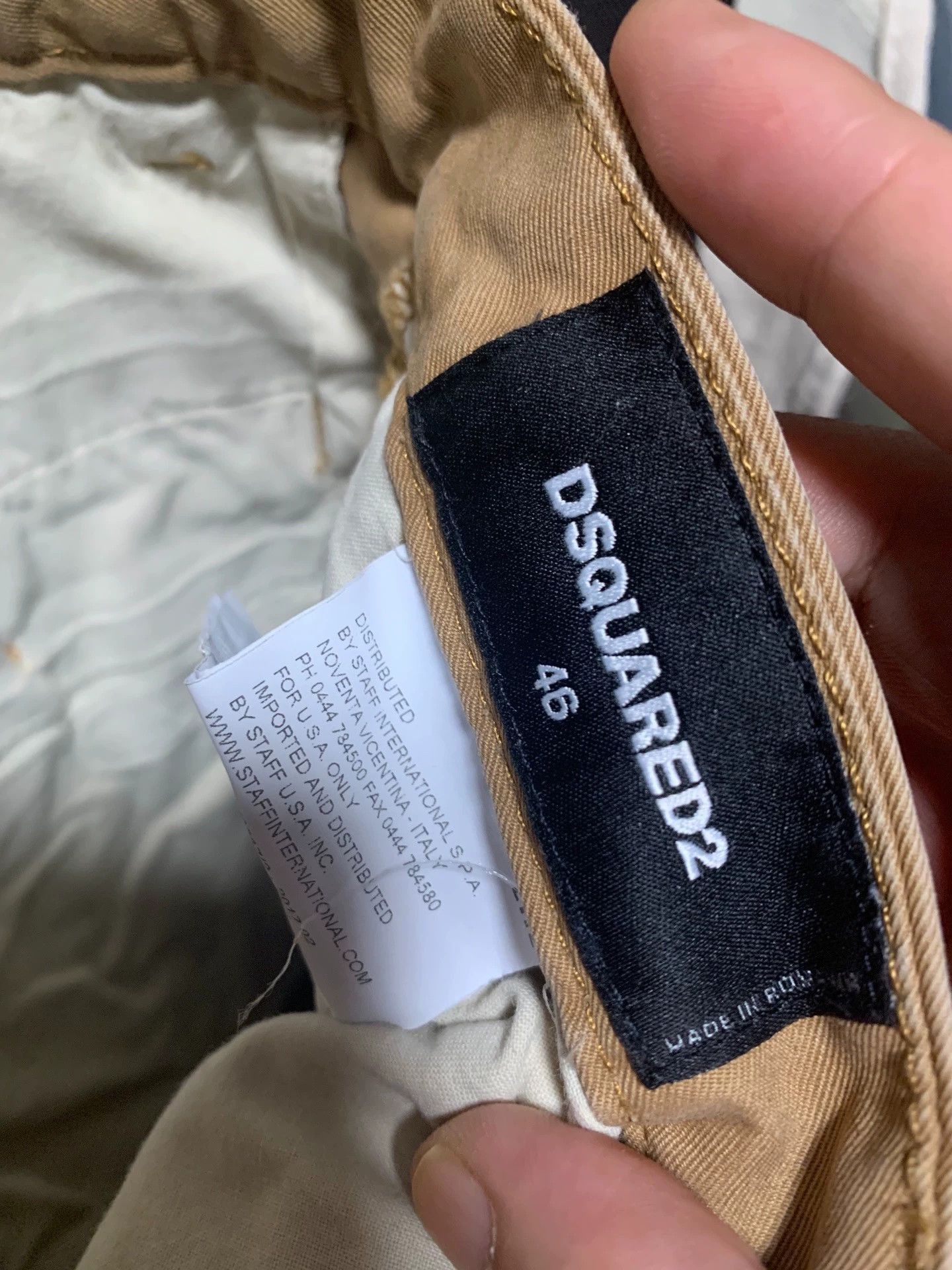 Dsquared2 Beige Distressed Patchwork Casual Pants Size 30 Size US 30 / EU 46 - 7 Thumbnail