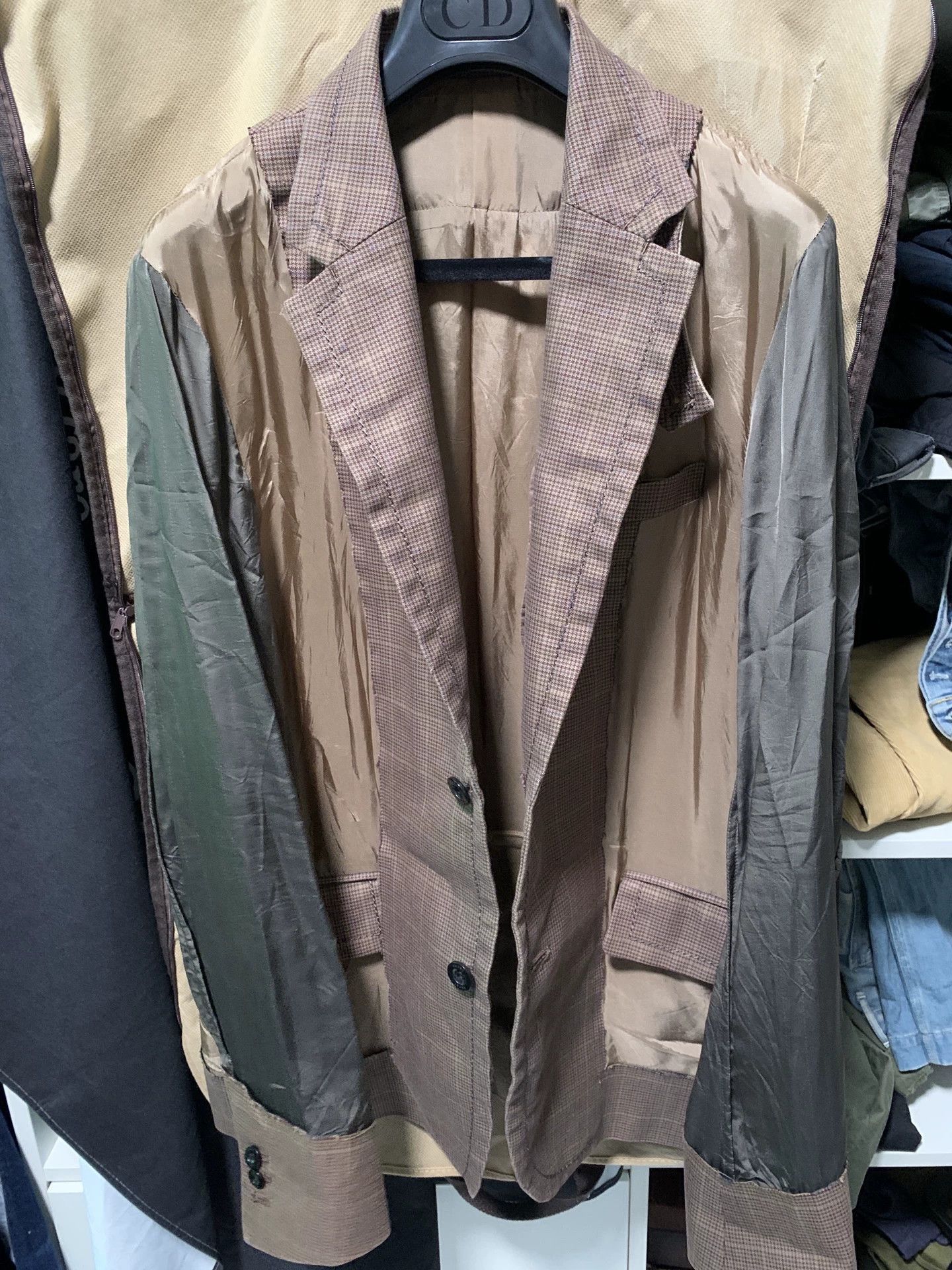 Sacai Multi-Color Light Blazer Jacket Size M Size US M / EU 48-50 / 2 - 2 Thumbnail