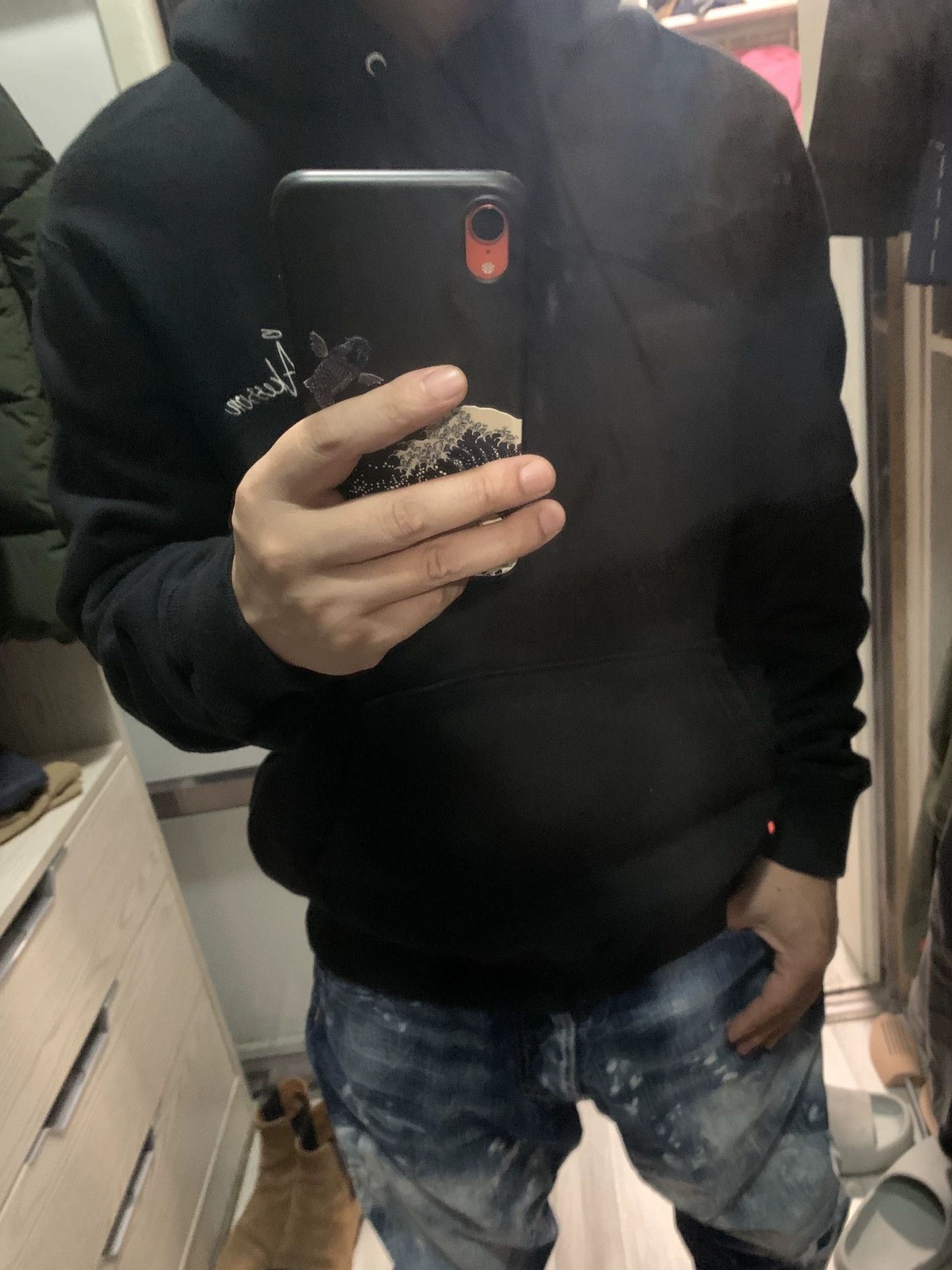 Undercover Black Hoodie with Markus Akesson Embroidered Design Size US M / EU 48-50 / 2 - 8 Thumbnail