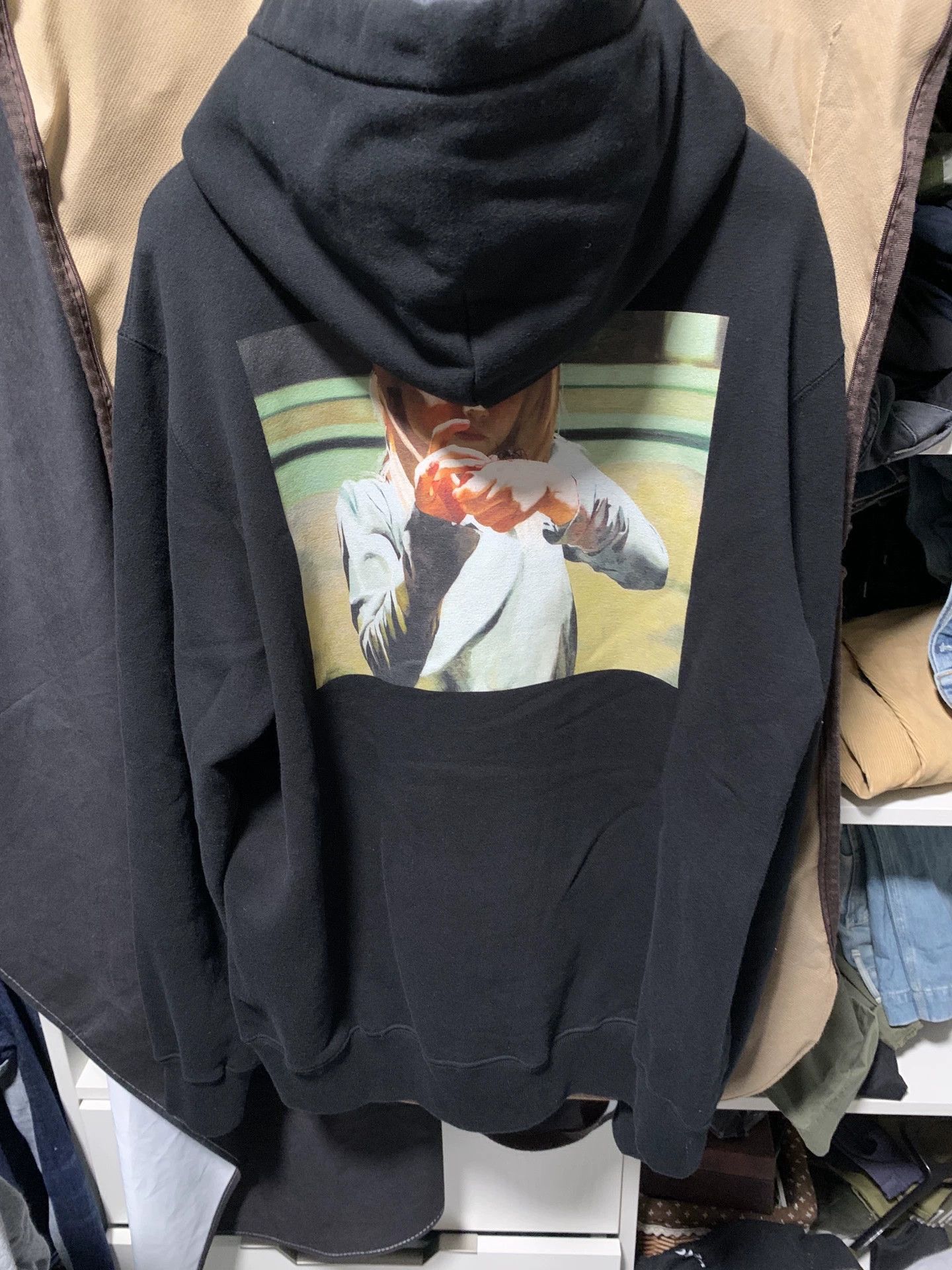 Undercover Black Hoodie with Markus Akesson Embroidered Design Size US M / EU 48-50 / 2 - 4 Thumbnail
