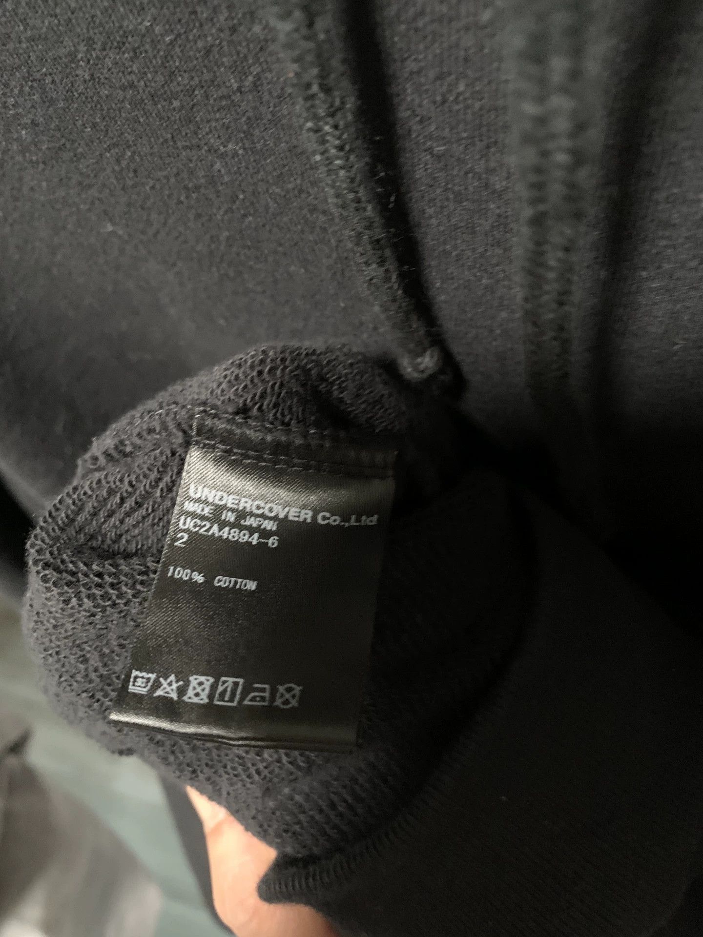 Undercover Black Hoodie with Markus Akesson Embroidered Design Size US M / EU 48-50 / 2 - 6 Thumbnail