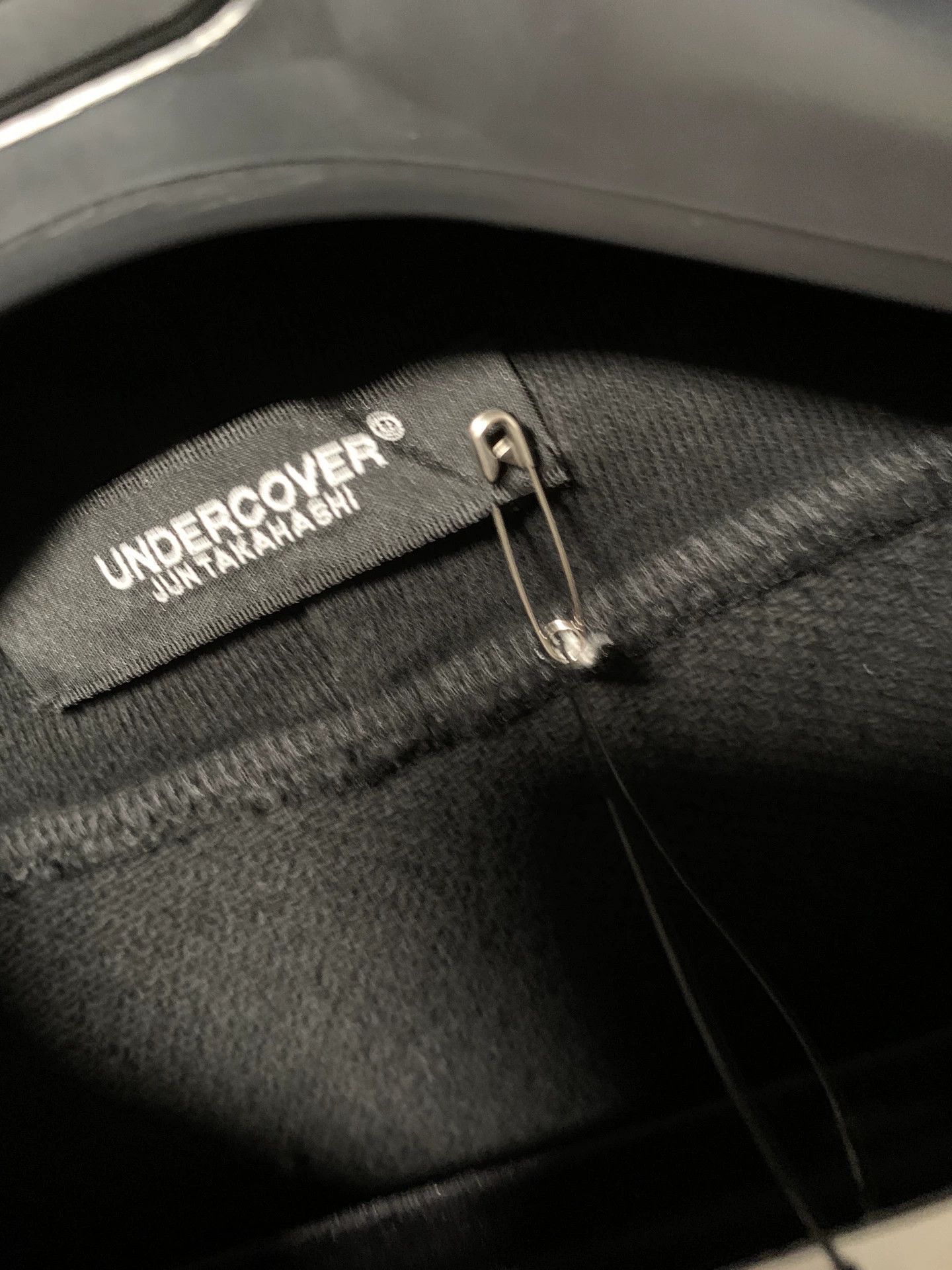 Undercover Black Hoodie with Markus Akesson Embroidered Design Size US M / EU 48-50 / 2 - 2 Thumbnail