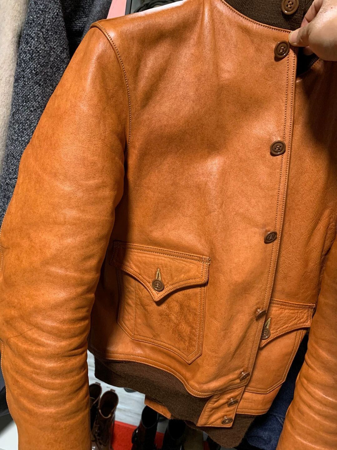 Freewheelers Brown Leather Jacket - XXS Size US XXS / EU 40 - 5 Thumbnail