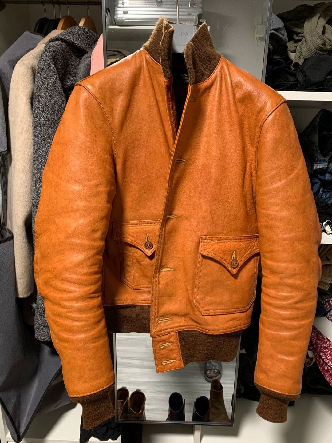 Freewheelers Brown Leather Jacket - XXS Size US XXS / EU 40 - 2 Thumbnail