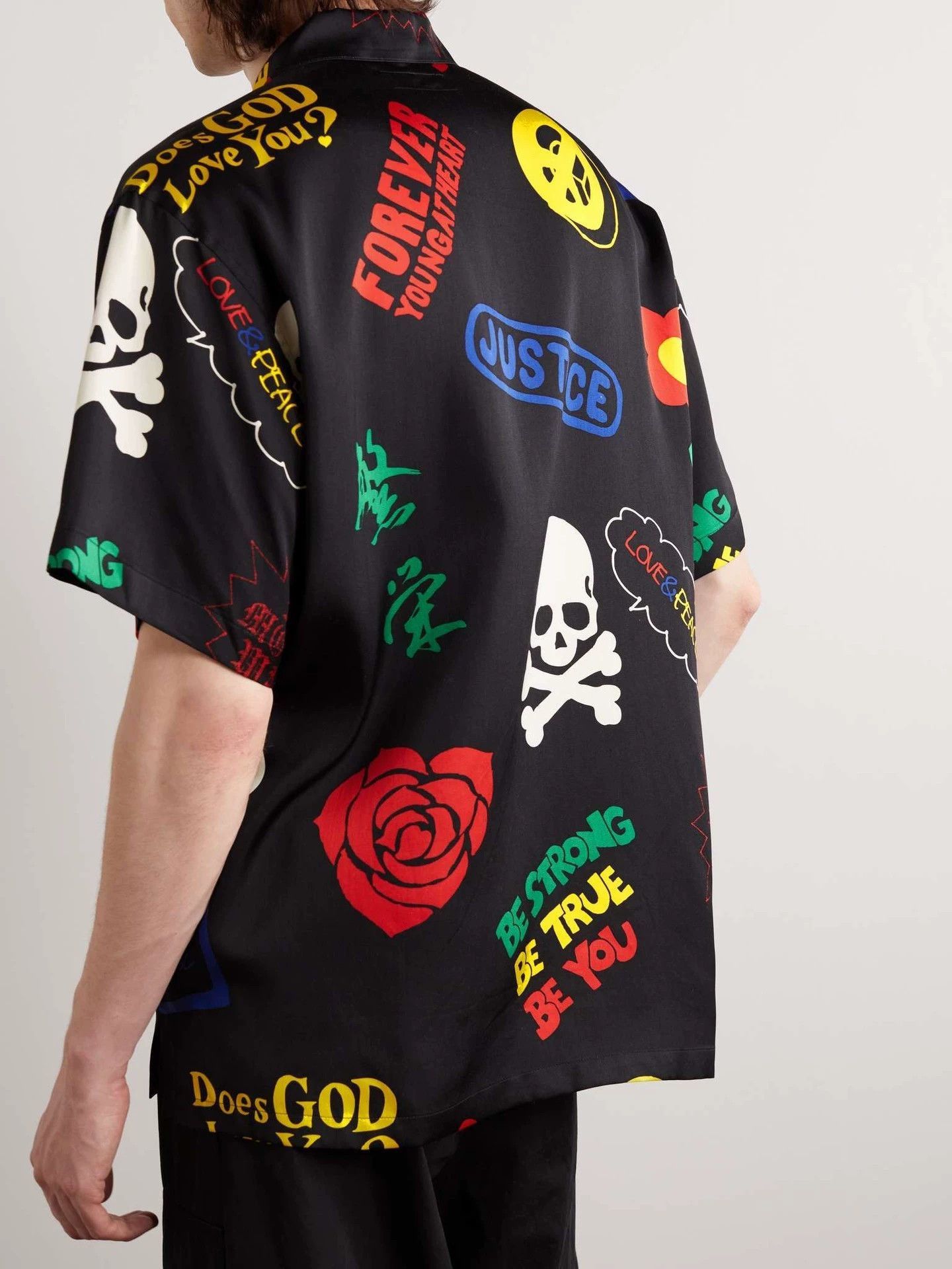 Mastermind World Multi-Color Graphic Button-Up Short Sleeve Shirt Size US S / EU 44-46 / 1 - 9 Thumbnail